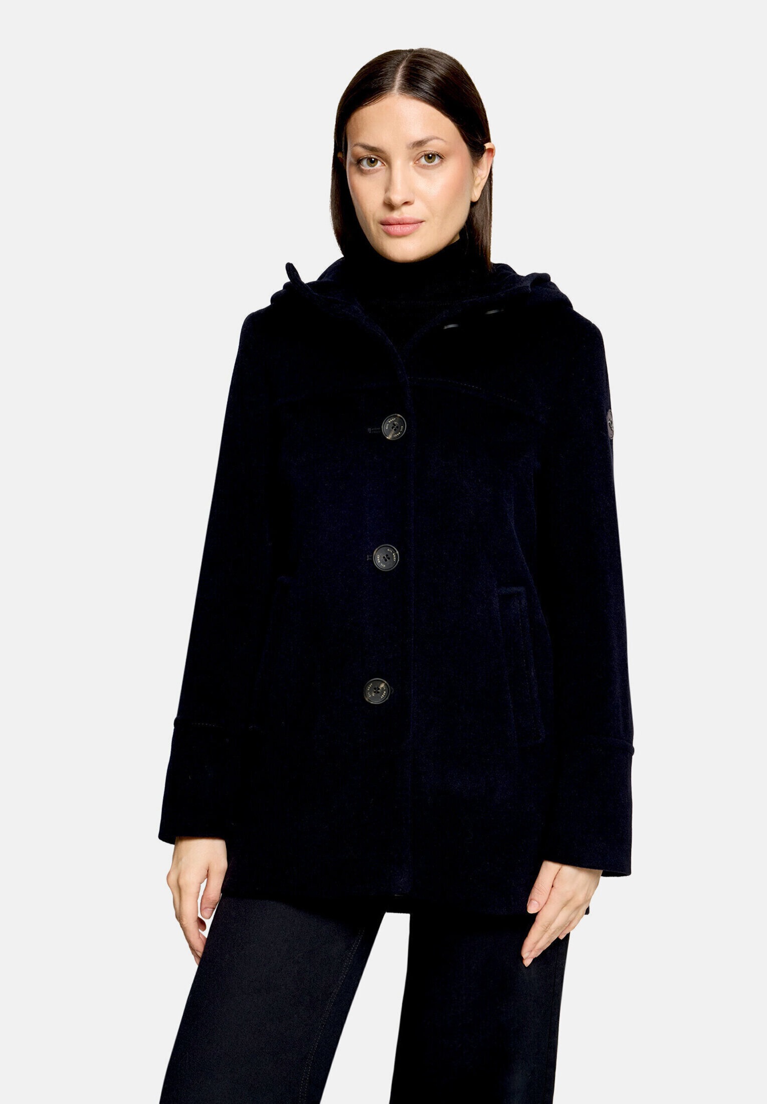 Gil Bret Wolljacke »Damen mit Kapuze« mit Kapuze