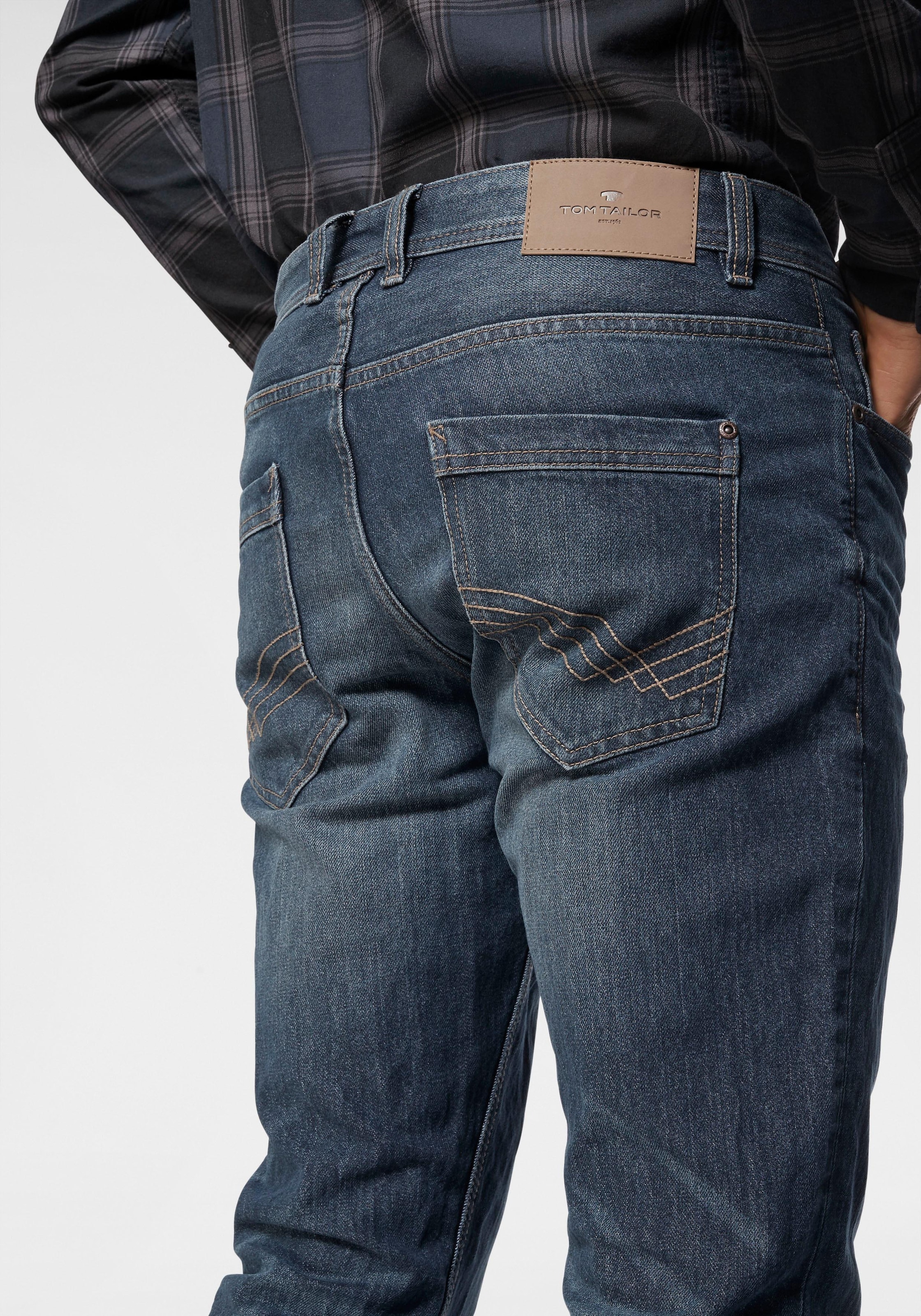 TOM TAILOR 5-Pocket-Jeans »MARVIN«, mit kleinem Logo-Print