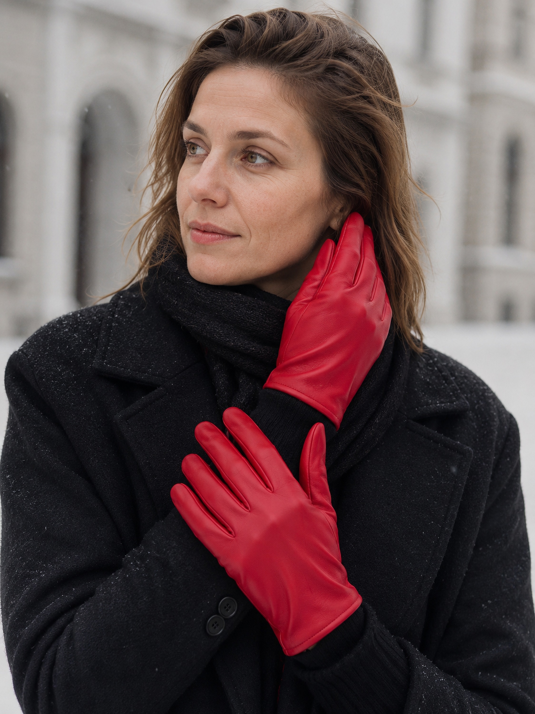 COLLEZIONE ALESSANDRO Lederhandschuhe »Leder«