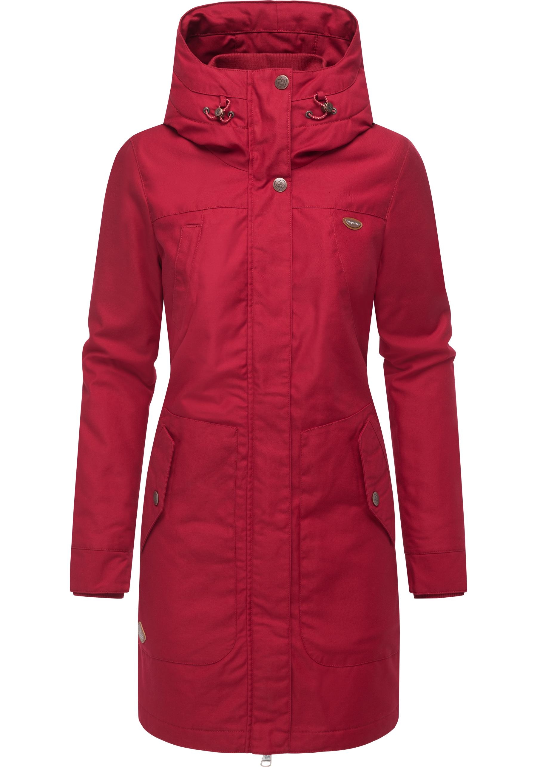 Ragwear Wintermantel "Jannisa" stylischer Damen Winterparka mit Kapuze günstig online kaufen