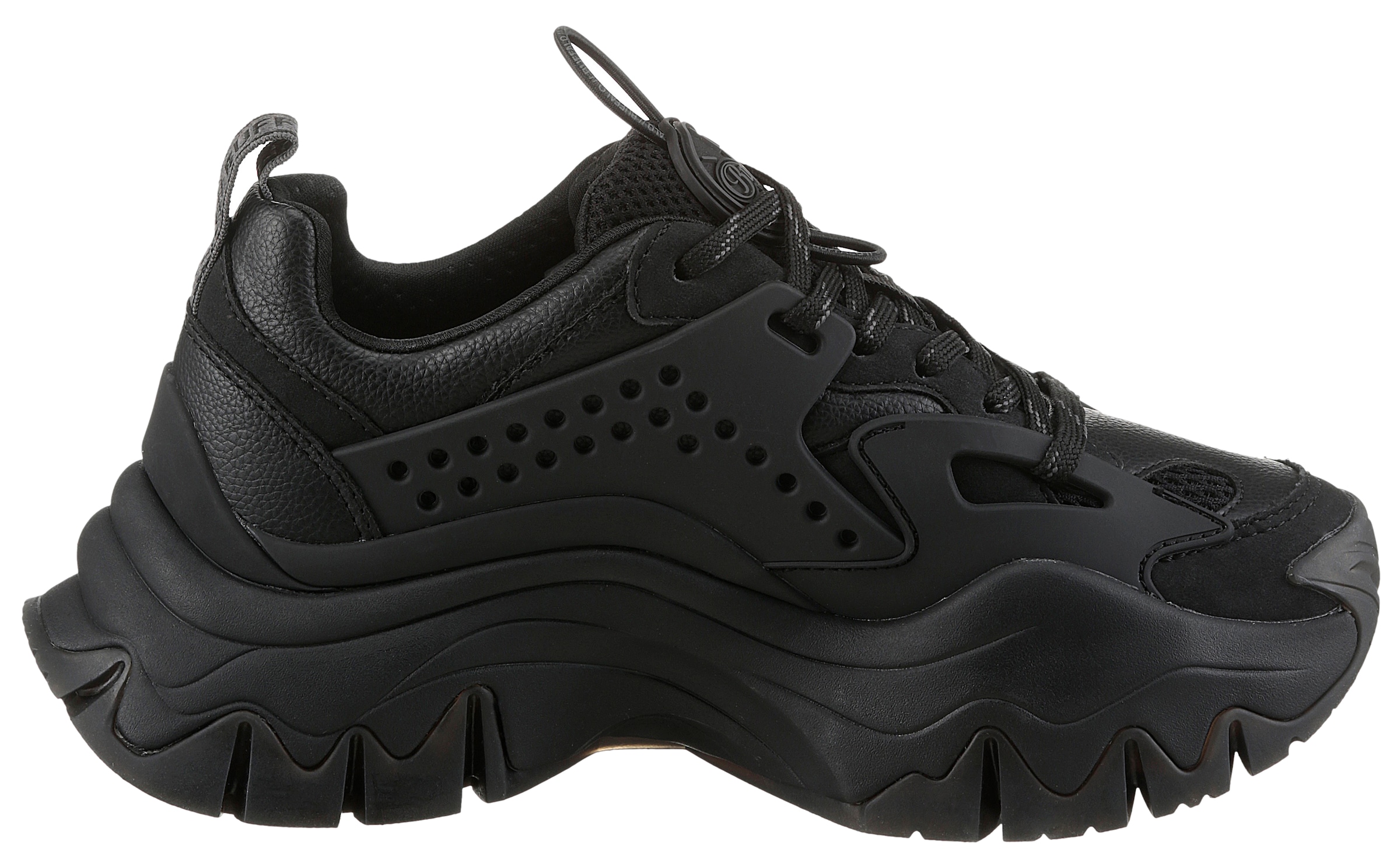 Buffalo Plateausneaker »TRAIL ONE«, Schnürschuh, Chunky Sneaker, Halbschuh mit Plateausohle