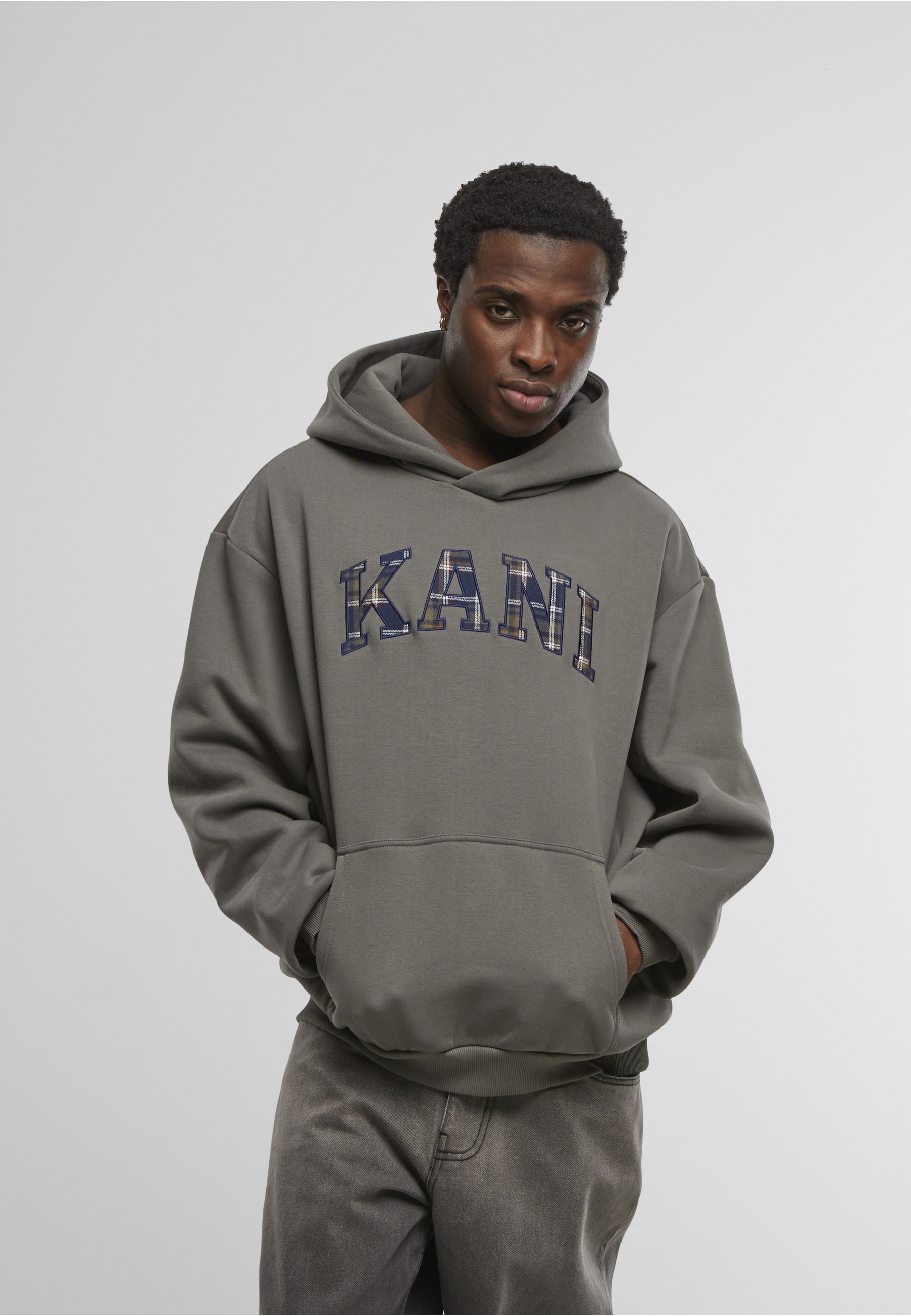 Karl Kani Kapuzensweatshirt »Karl Kani Serif Check Os Hoodie«, 1
