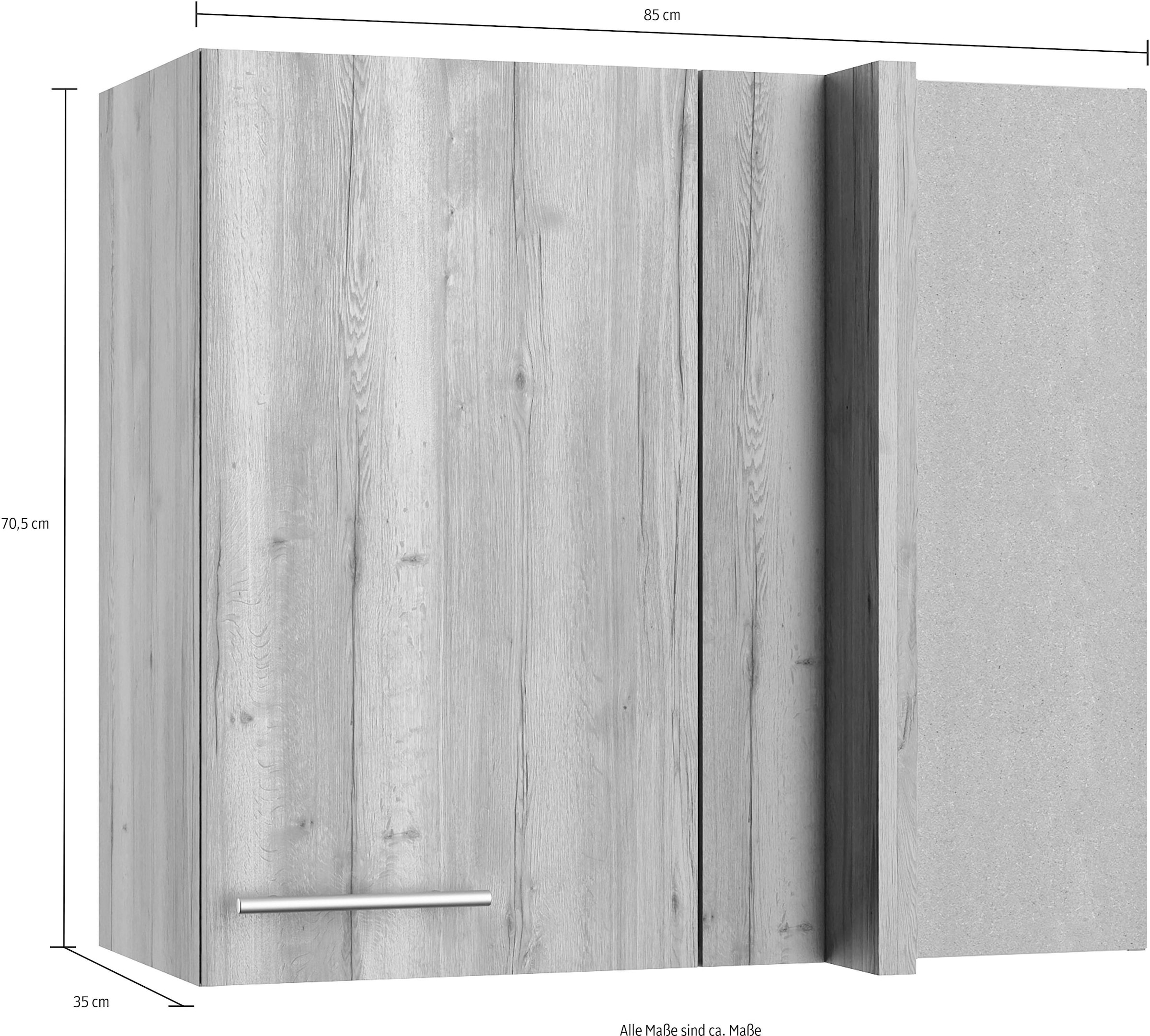 »Klara«, x bestellen BAUR Breite | Eckhängeschrank 80 OPTIFIT 45 cm