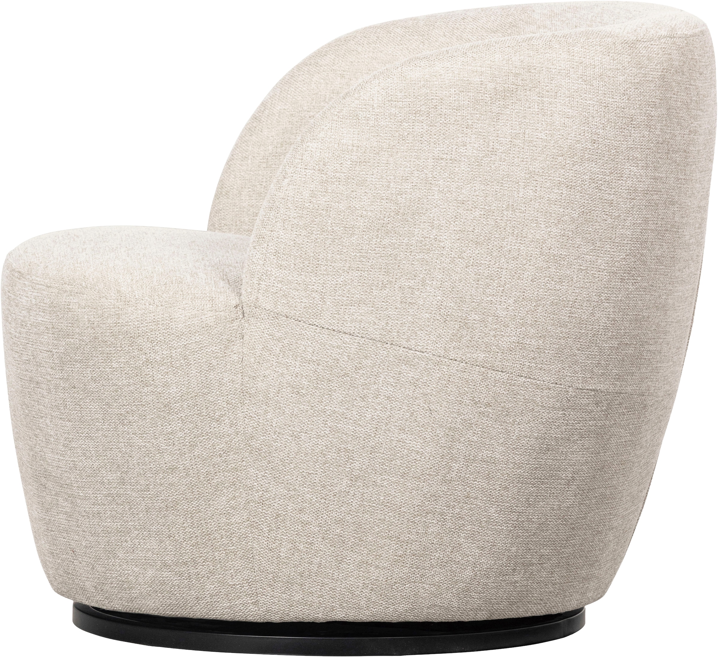 WOOOD Drehsessel »Serra Mischgewebe Bezug mit Drehmechanismus H 68 x B 70 x T 77 cm« Geringe Verschleißfestigkeit, Tragkraft 120 kg, vollständig montiert