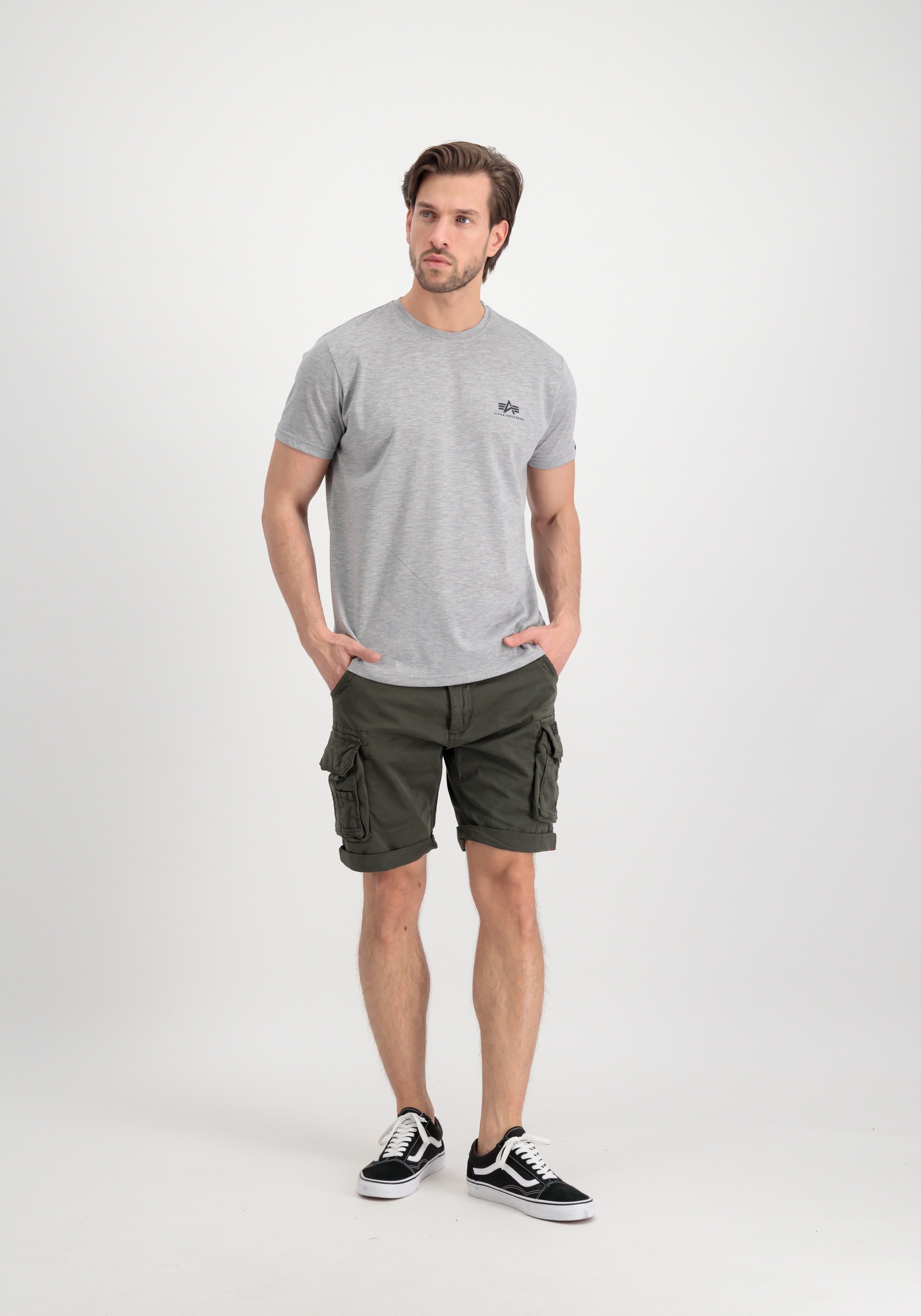 Alpha Industries T-Shirt »Alpha Industries Men - T-Shirts Basic T-Shirt SL«