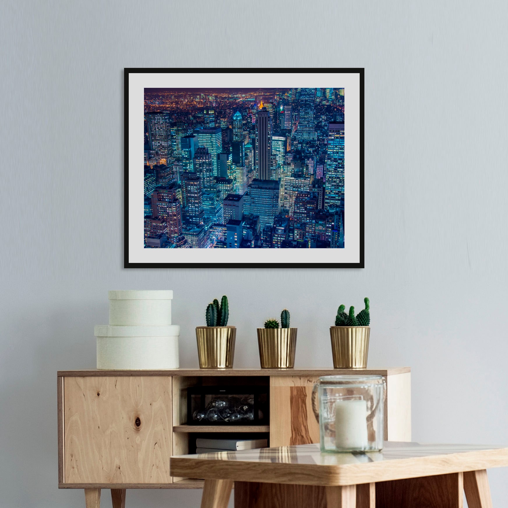 queence Bild "NYC", Städte-Stadt-Amerika-Bilder von Amerika-Gebäude-Kunst, günstig online kaufen