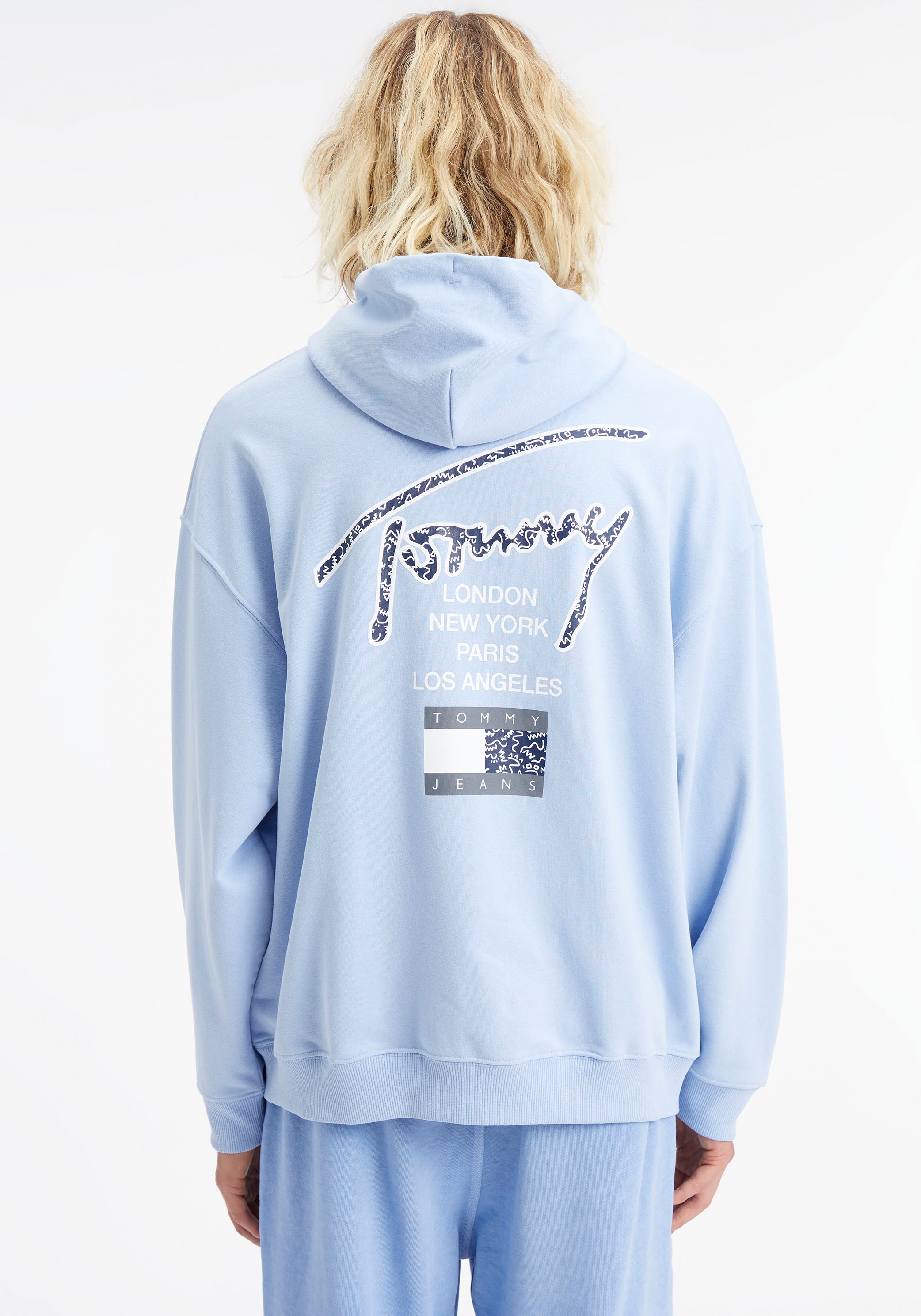 Tommy Jeans Kapuzensweatshirt »TJM OVZ AOP BACK HOODIE«