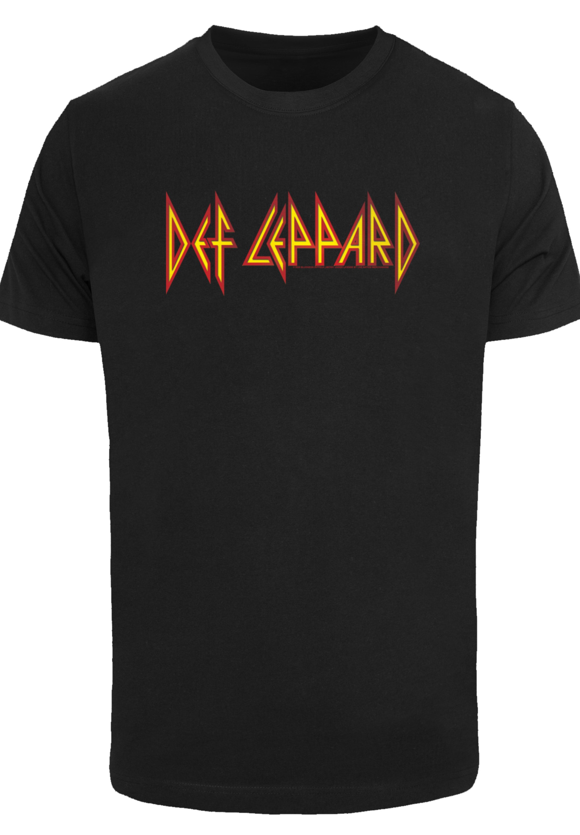 F4NT4STIC T-Shirt »Def Leppard Shatter Logo«, Premium Qualität