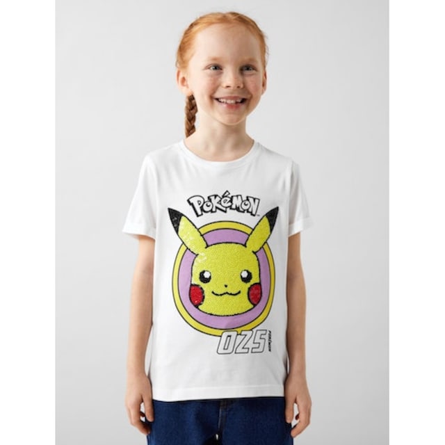 Name It Kurzarmshirt »NKFJUNNA POKEMON SS TOP NOOS SKY« bestellen | BAUR