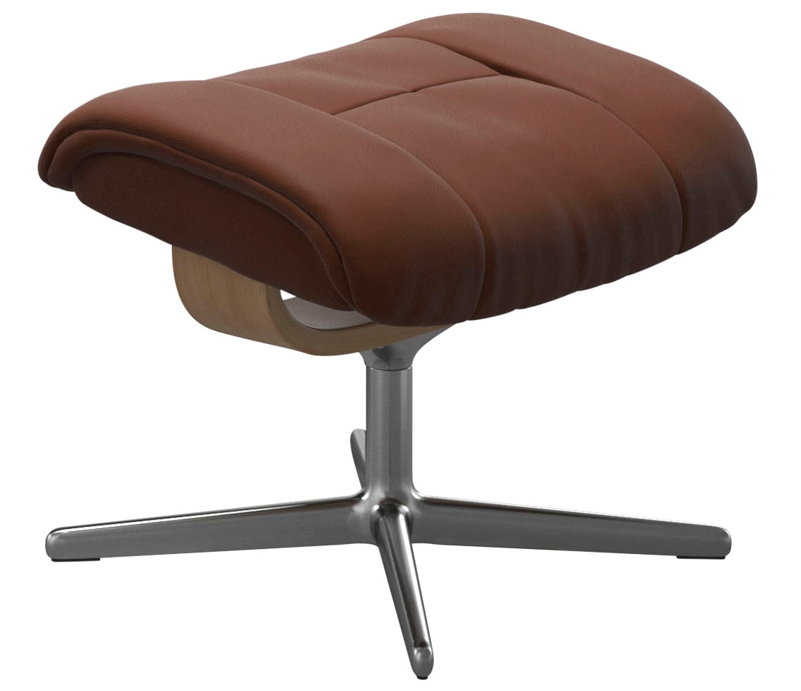 Stressless Fußhocker "Mayfair" mit Cross Base, Größe S, M & L, Holzakzent Eiche