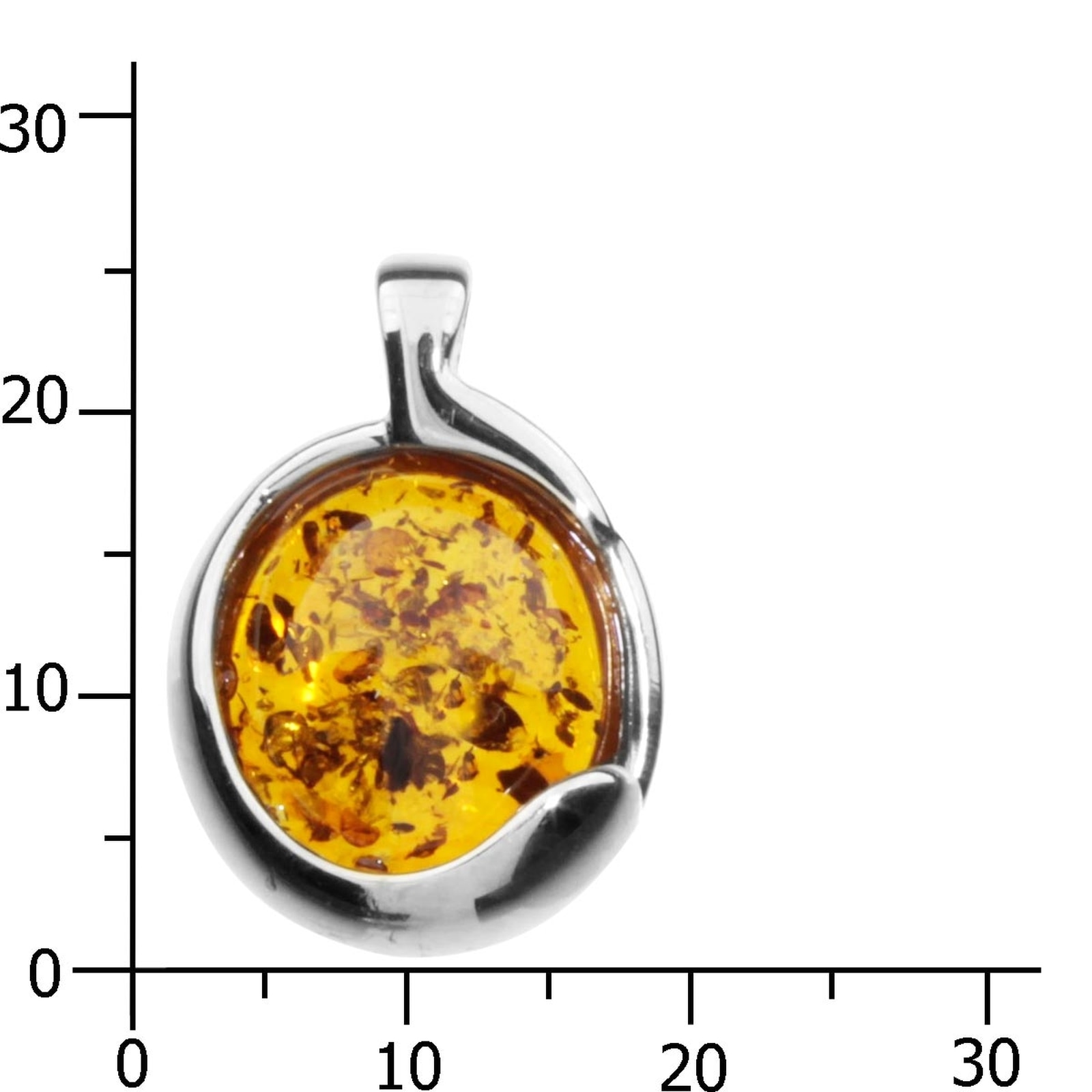 OSTSEE-SCHMUCK Kettenanhänger »- Ragna - Silber 925/000 - Bernstein« ()