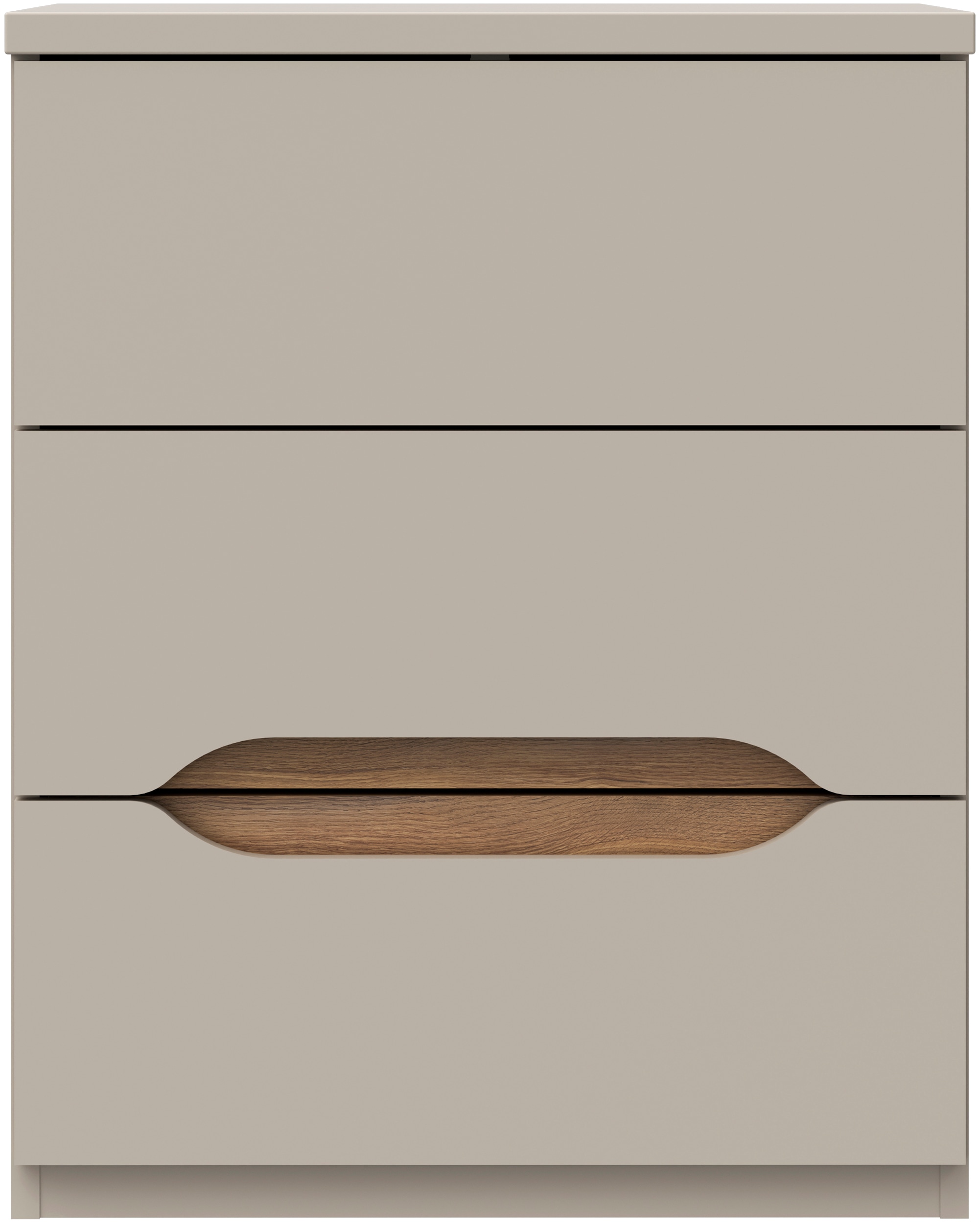 FORTE Nachtkommode, B/H/T 50,4/63,5/41,5 cm Nako passend zum Boxspringbett