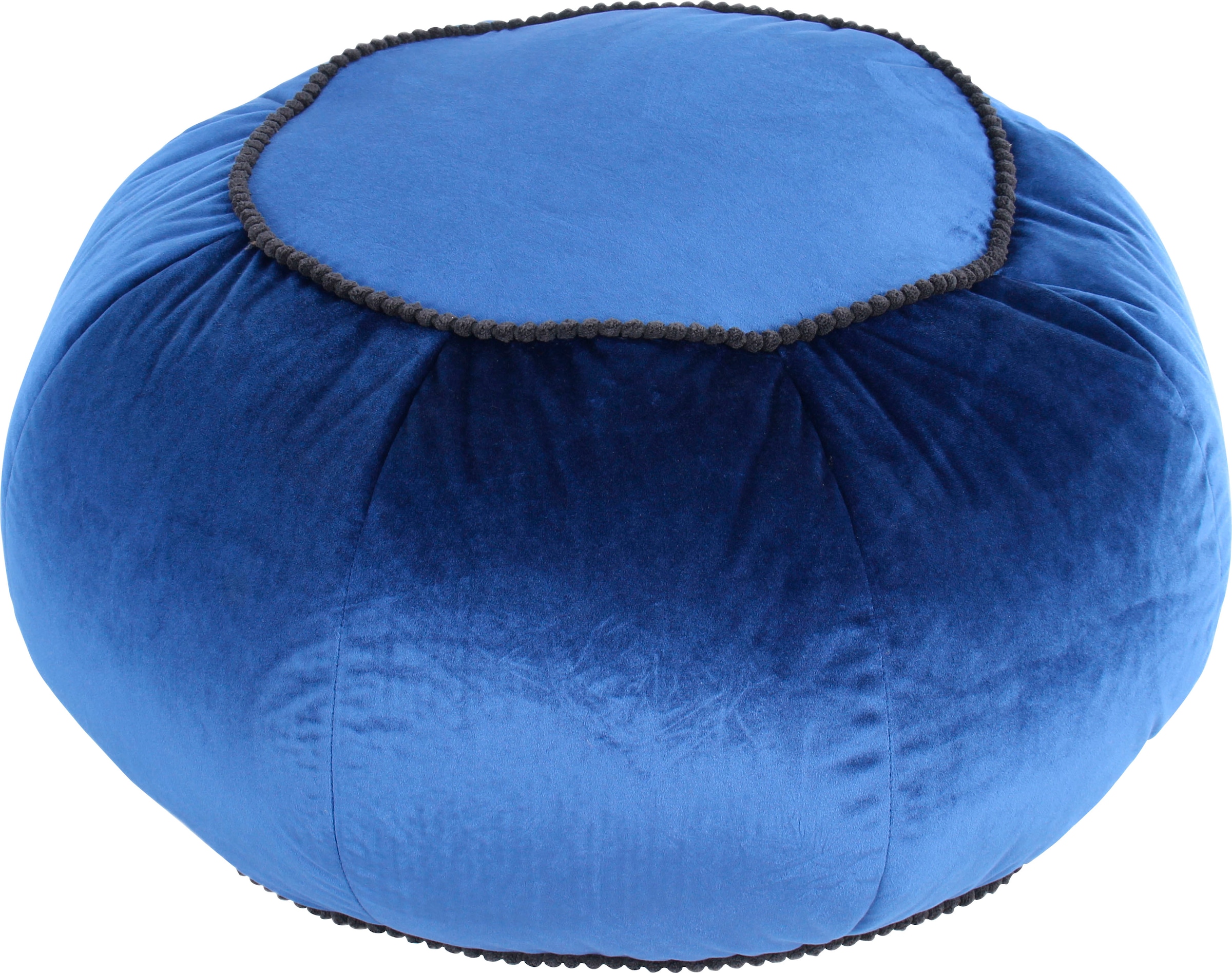 Kayoom Sitzhocker »Pouf Taj Mahal 325«, (1 St.), samtweich, farbig, modern, orientalisches Design