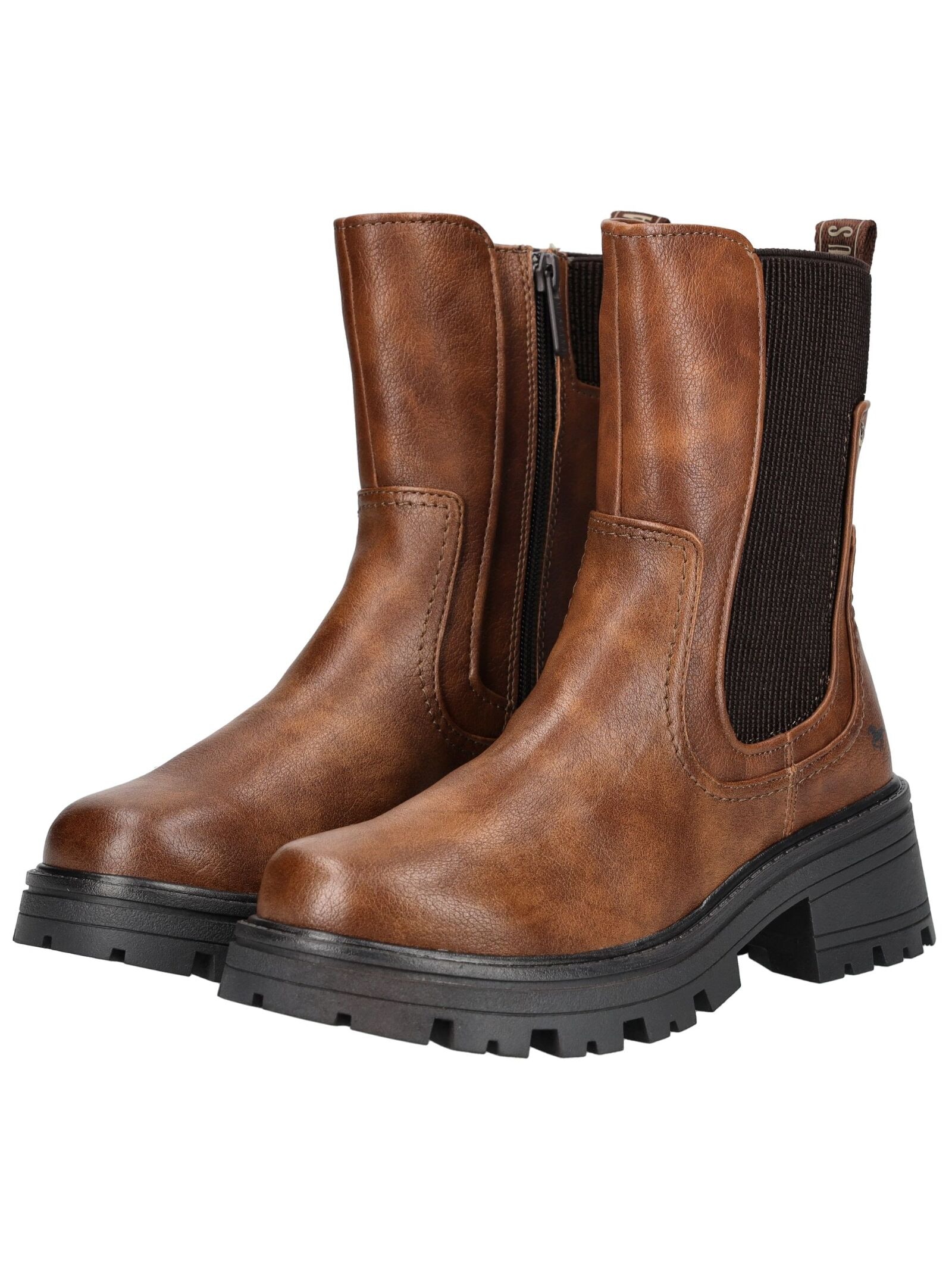 Mustang Shoes Stiefelette »Mustang Shoes Stiefelette Lederimitat/Textil«