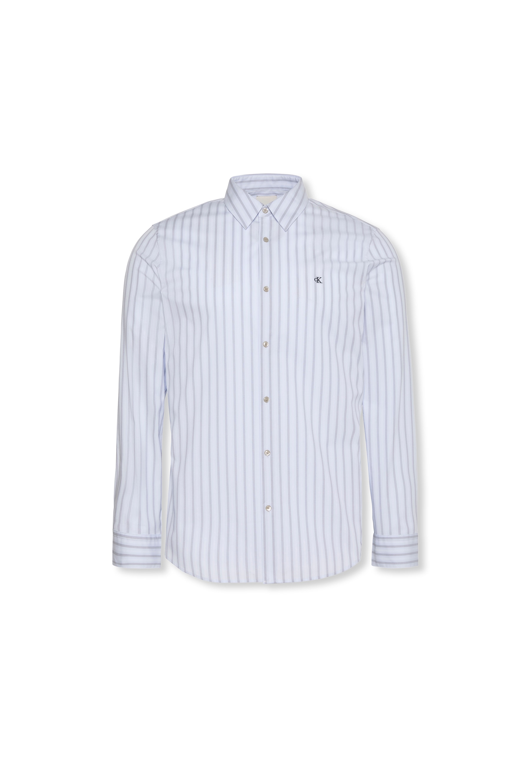 Calvin Klein Businesshemd "LS MULTI STRIPE STRETCH SLIM SHI", Mit Rundhalsa günstig online kaufen
