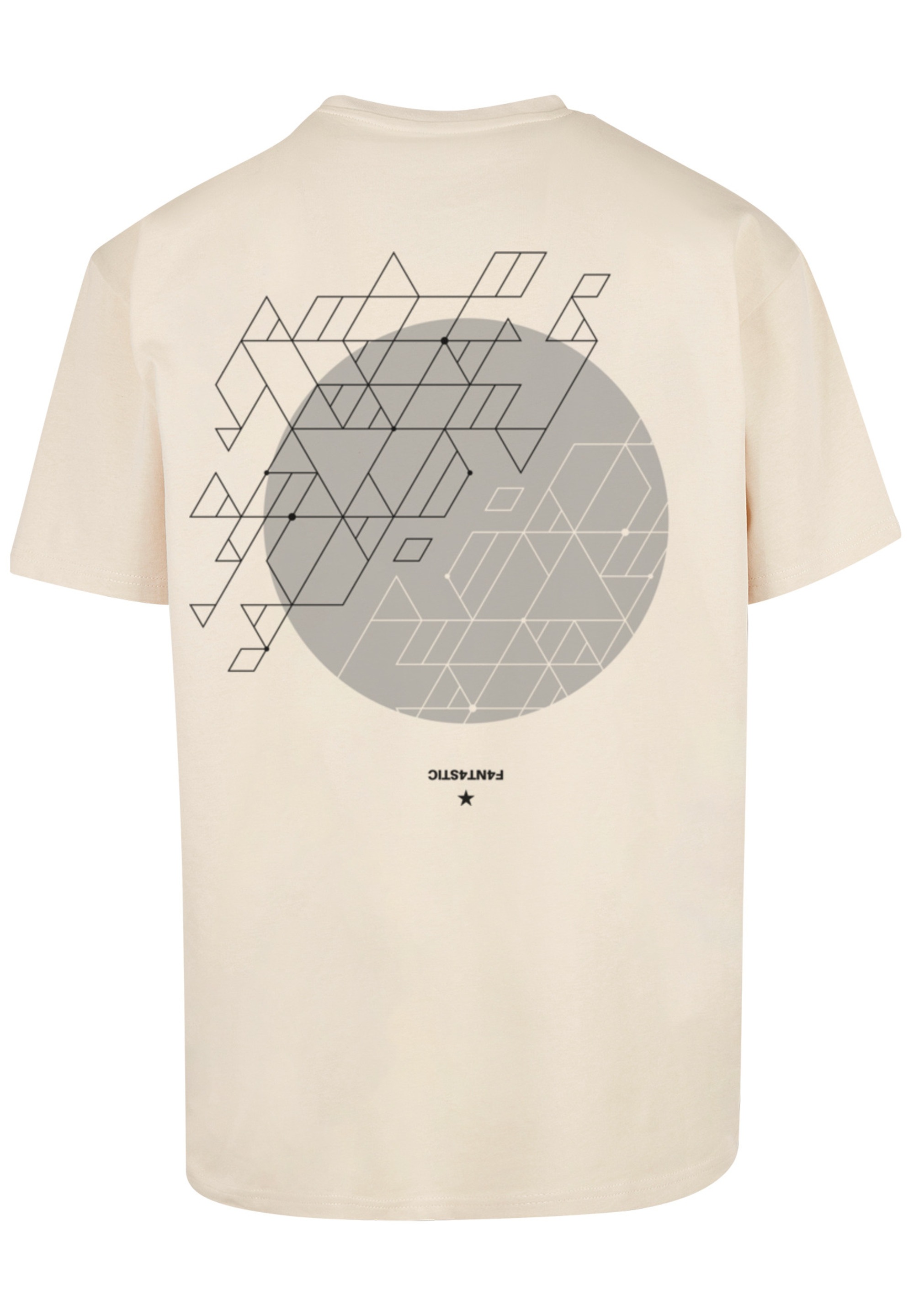 F4NT4STIC T-Shirt "Geometric Grau" Print günstig online kaufen