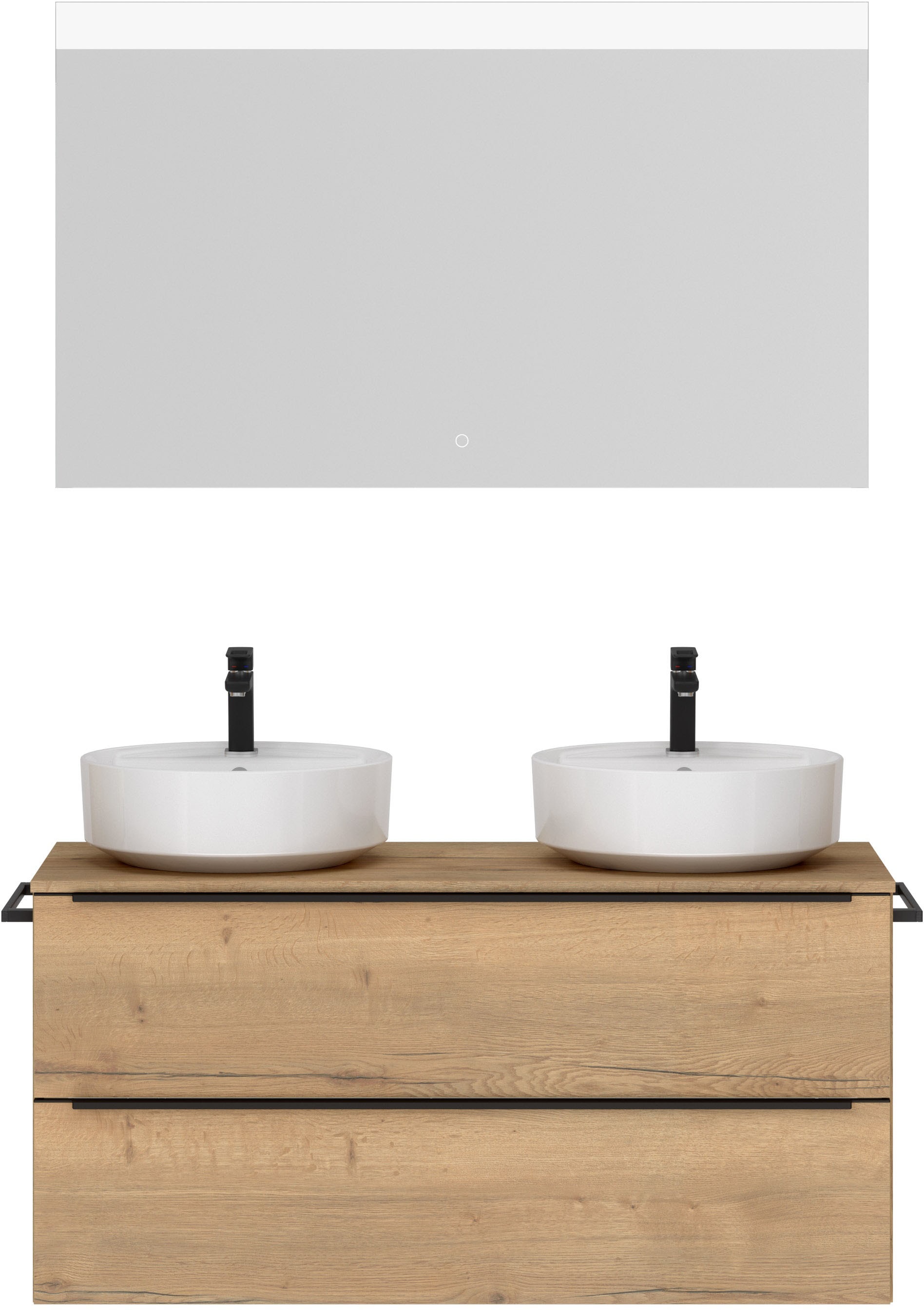 nobilia Badmöbel-Set "Alvene", (2 St., vormontiert, mit Soft-Close), inkl. günstig online kaufen