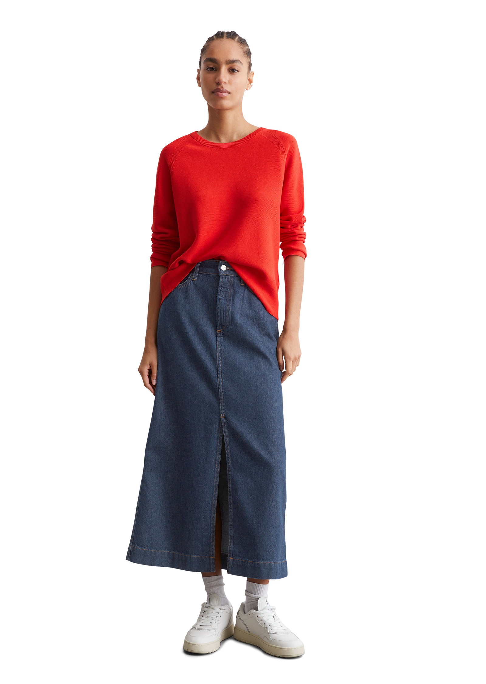 Marc O'Polo DENIM Strickpullover »aus reinem Organic Cotton«
