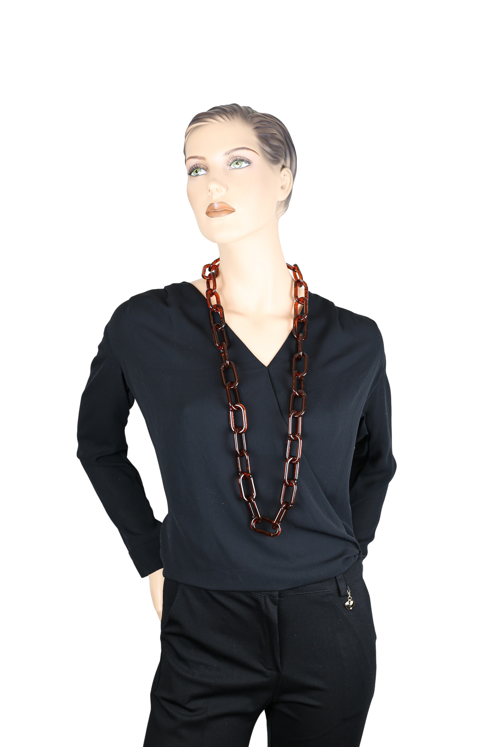 COLLEZIONE ALESSANDRO Lange Kette »Alessia«, aus ovalen Gliedern gefertigt