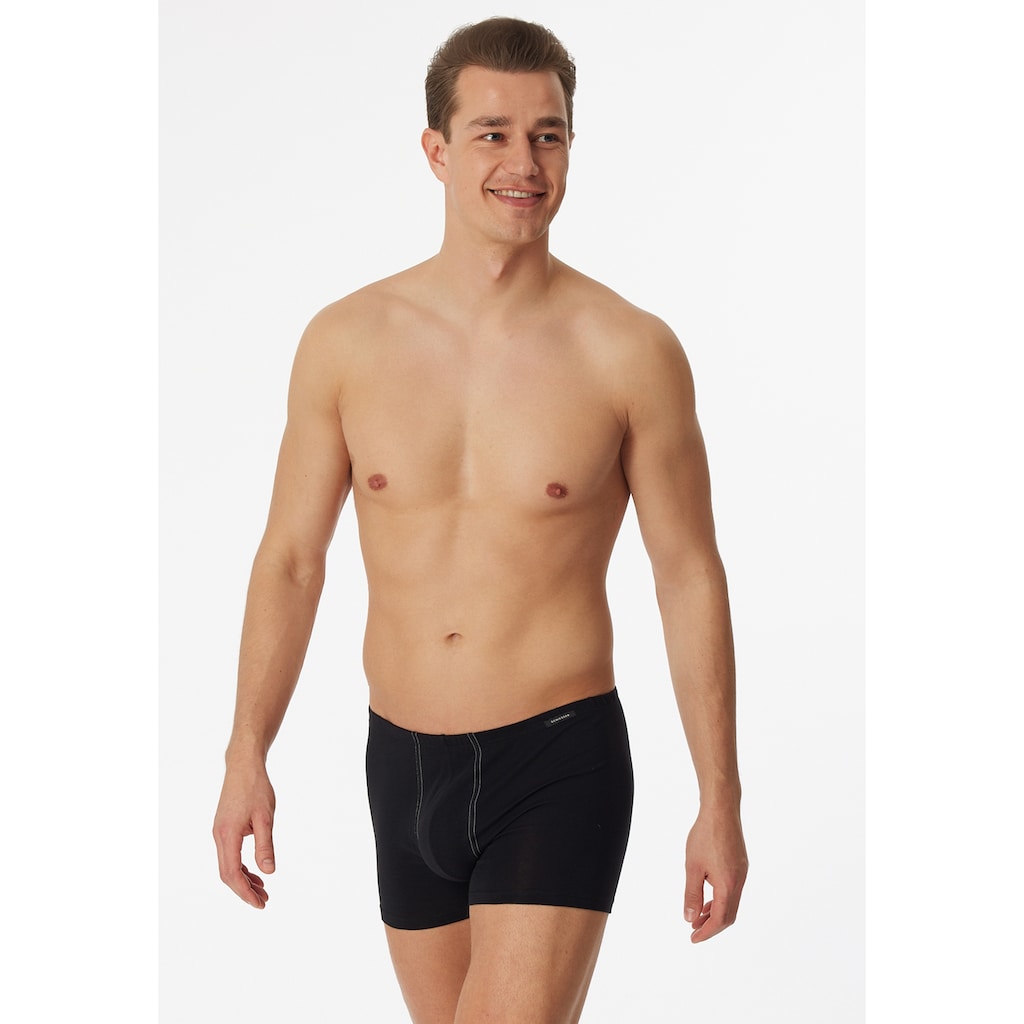 Schiesser Boxer »"Essentials"«, (2er-Pack), mit angenehm weichem Bund