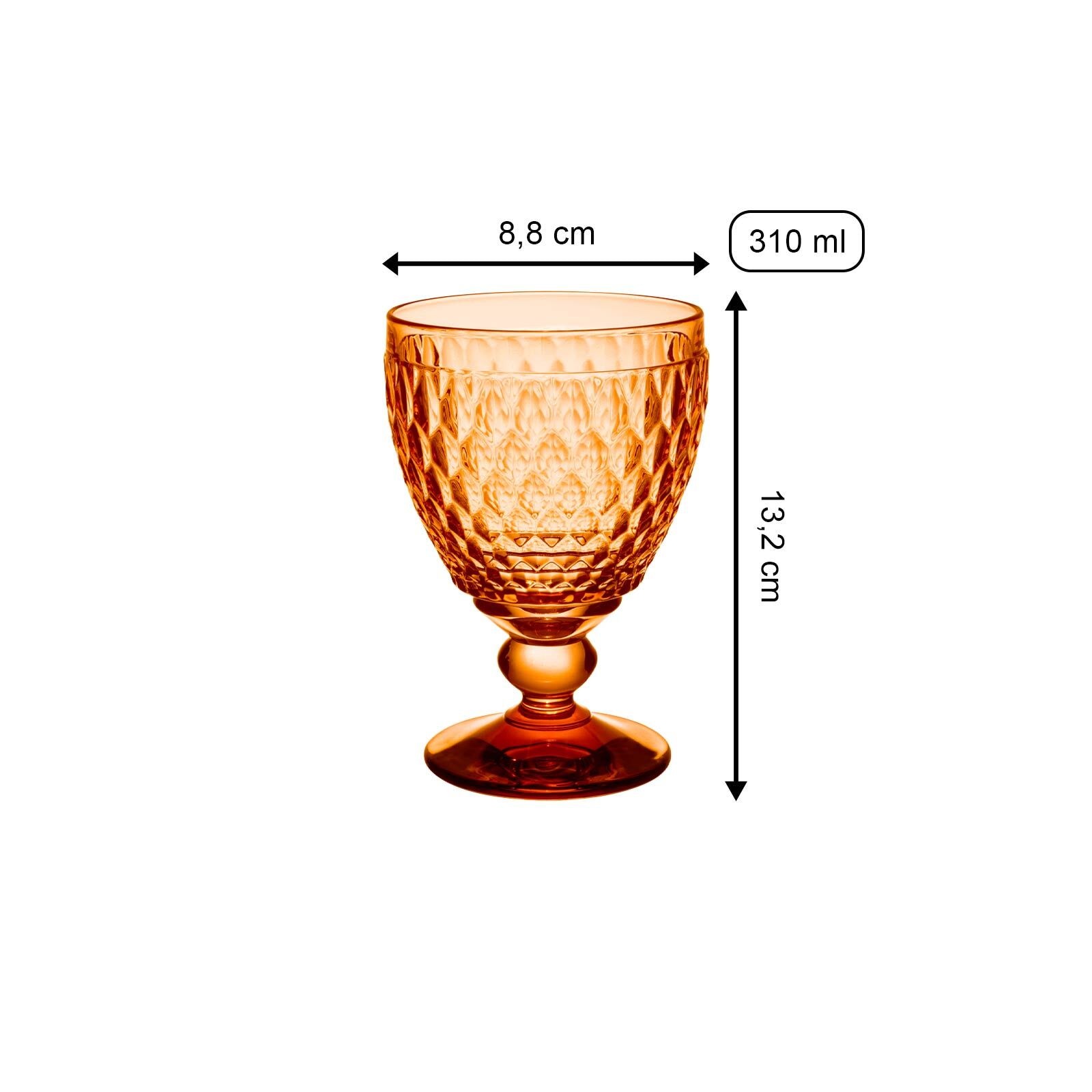Villeroy & Boch Rotweinglas »Rotweingläser Boston Coloured 310 ml 4er Set«