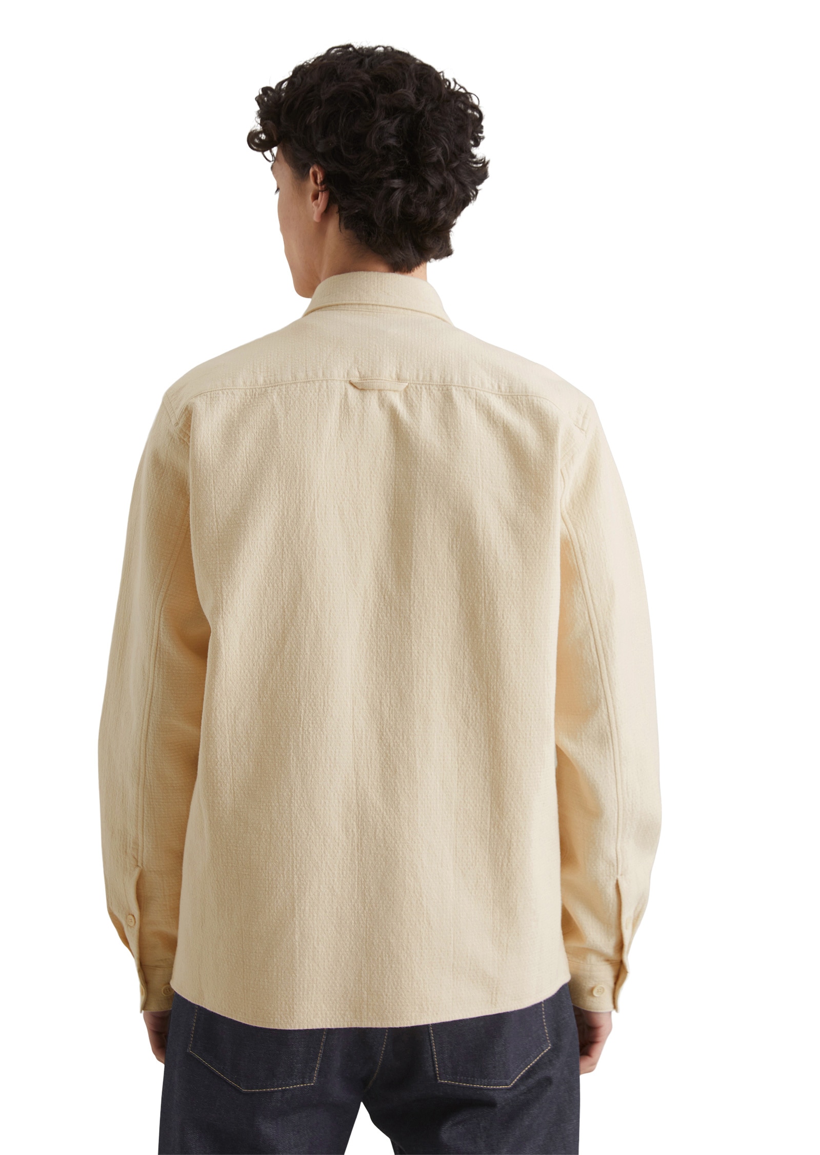 Marc O'Polo DENIM Langarmhemd »mit feiner Struktur«