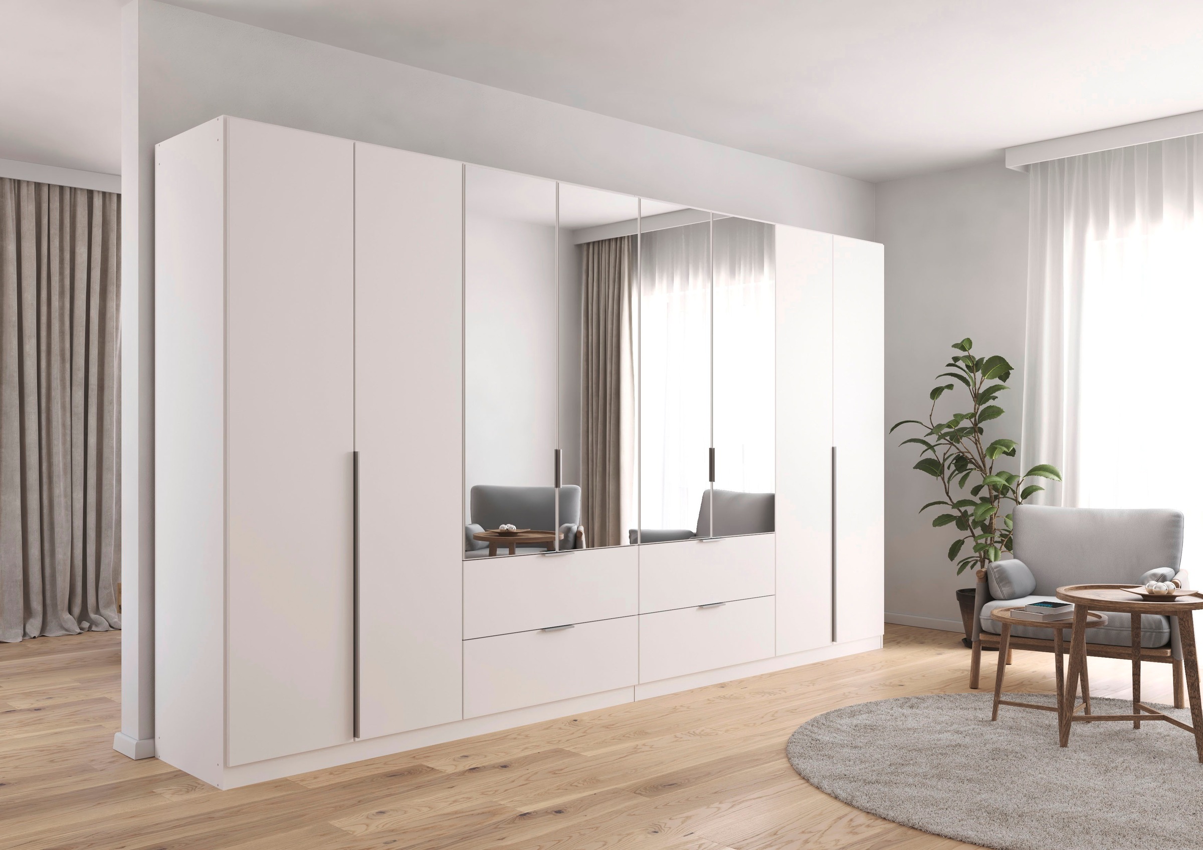 OTTO home Drehtürenschrank "Kleiderschrank Schrank Garderobe AGORDO mit Dek günstig online kaufen