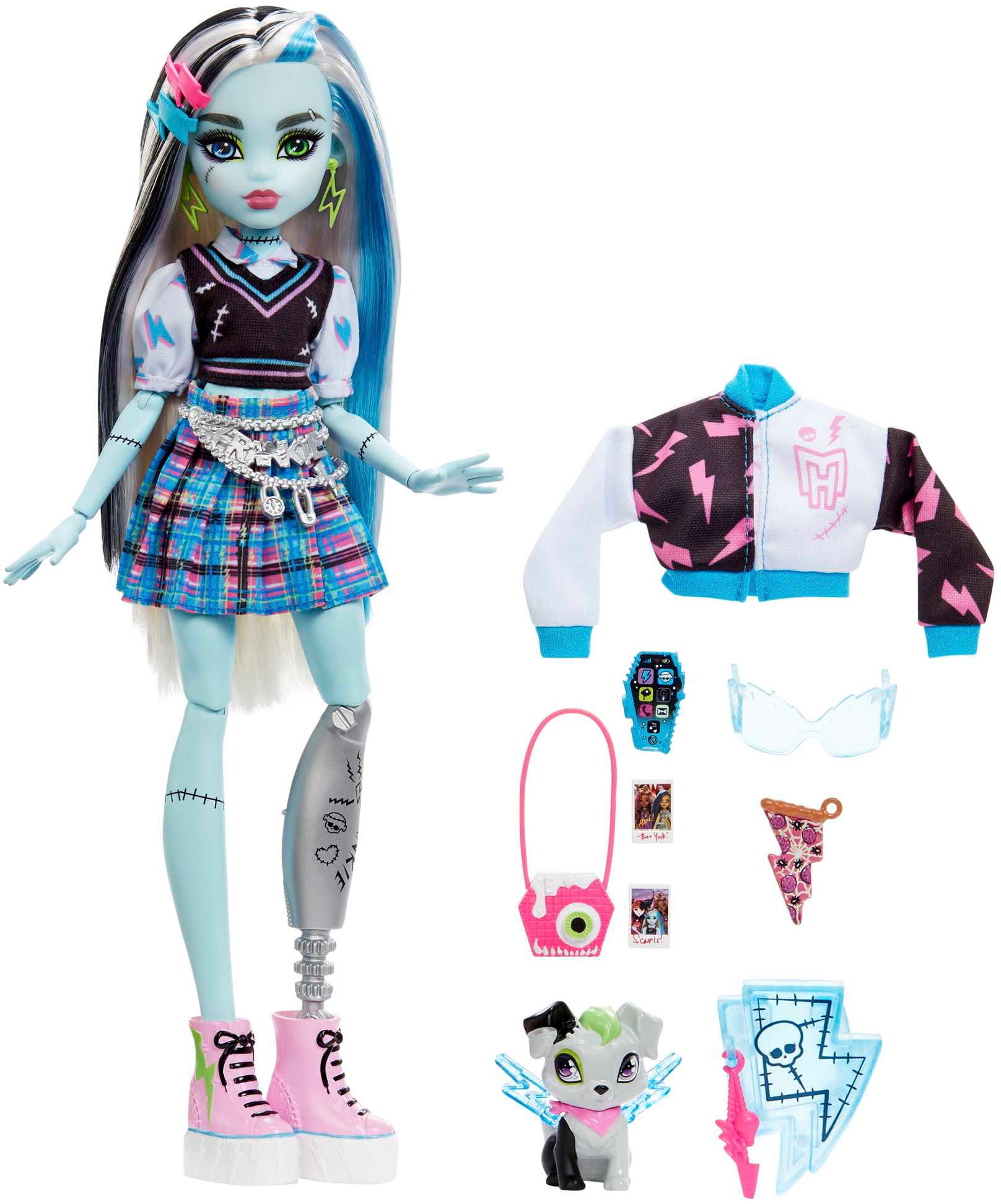 MonsterHigh™ Anziehpuppe »Frankie Stein mit Hund«