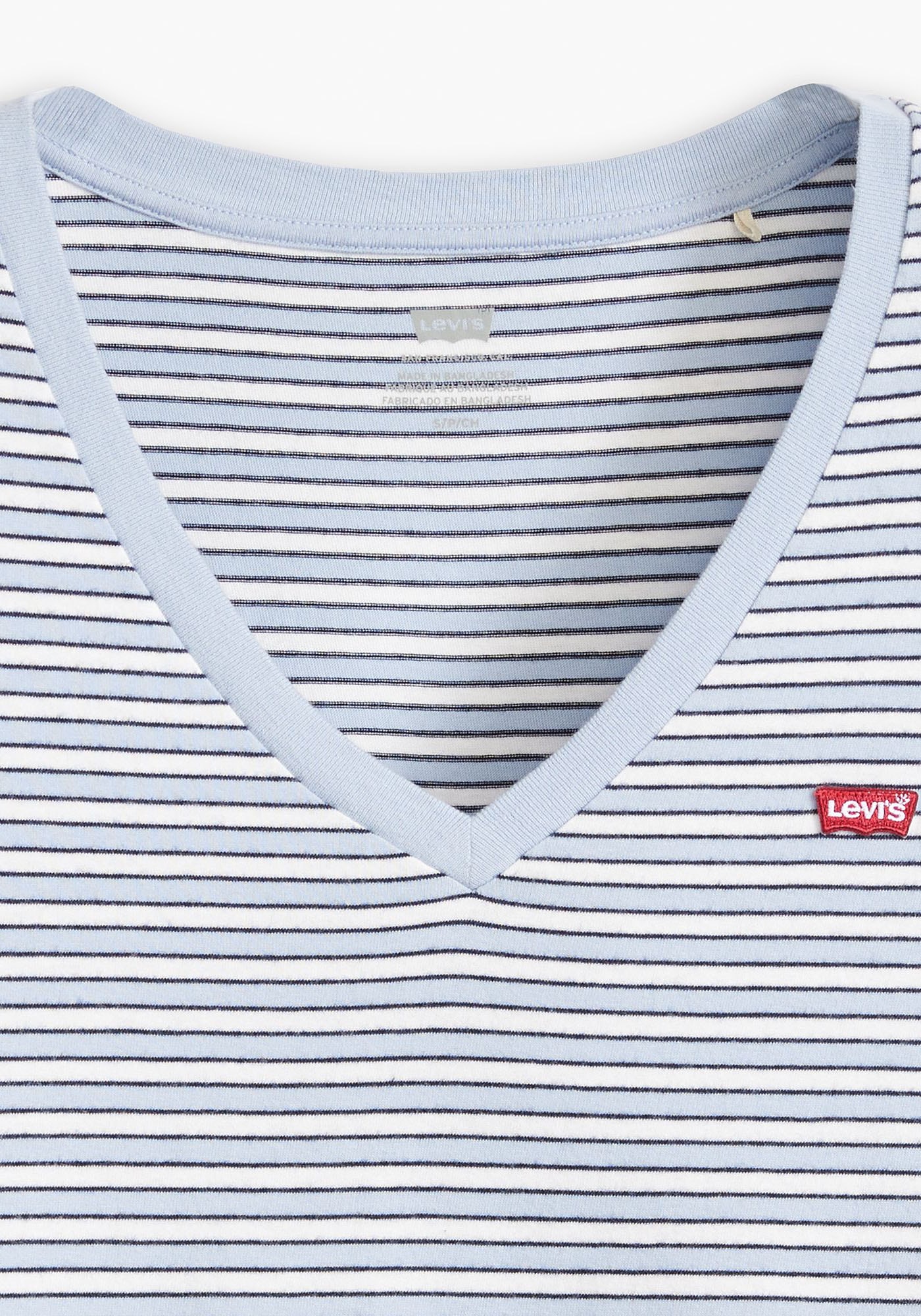 Levi's® V-Shirt »PERFECT VNECK«, mit Mini-Batwing-Logostickerei