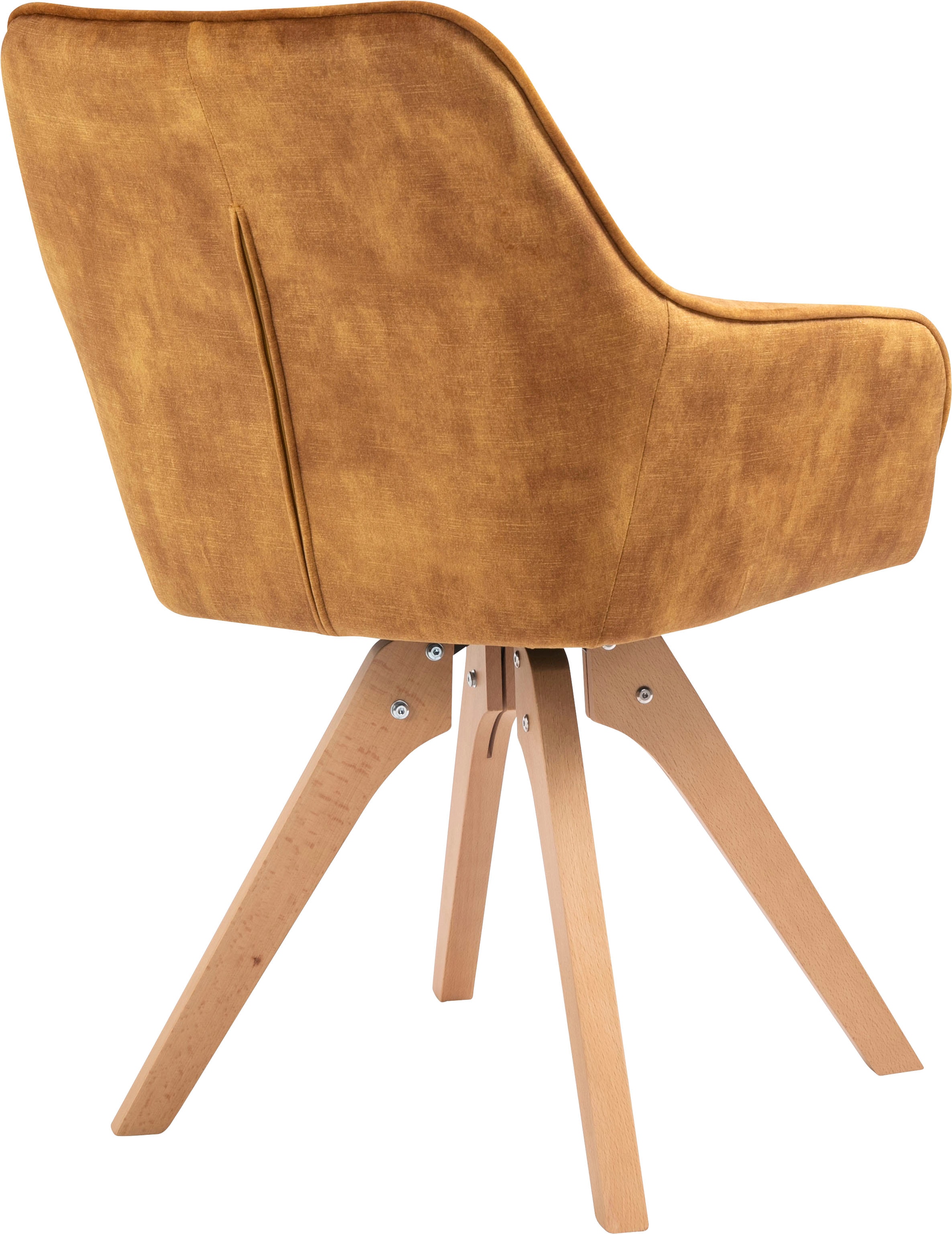 SalesFever Essgruppe »Elegante Sitzgruppe« 5-teiliges Set: Samtverlour-Stühle und 160cm Tisch