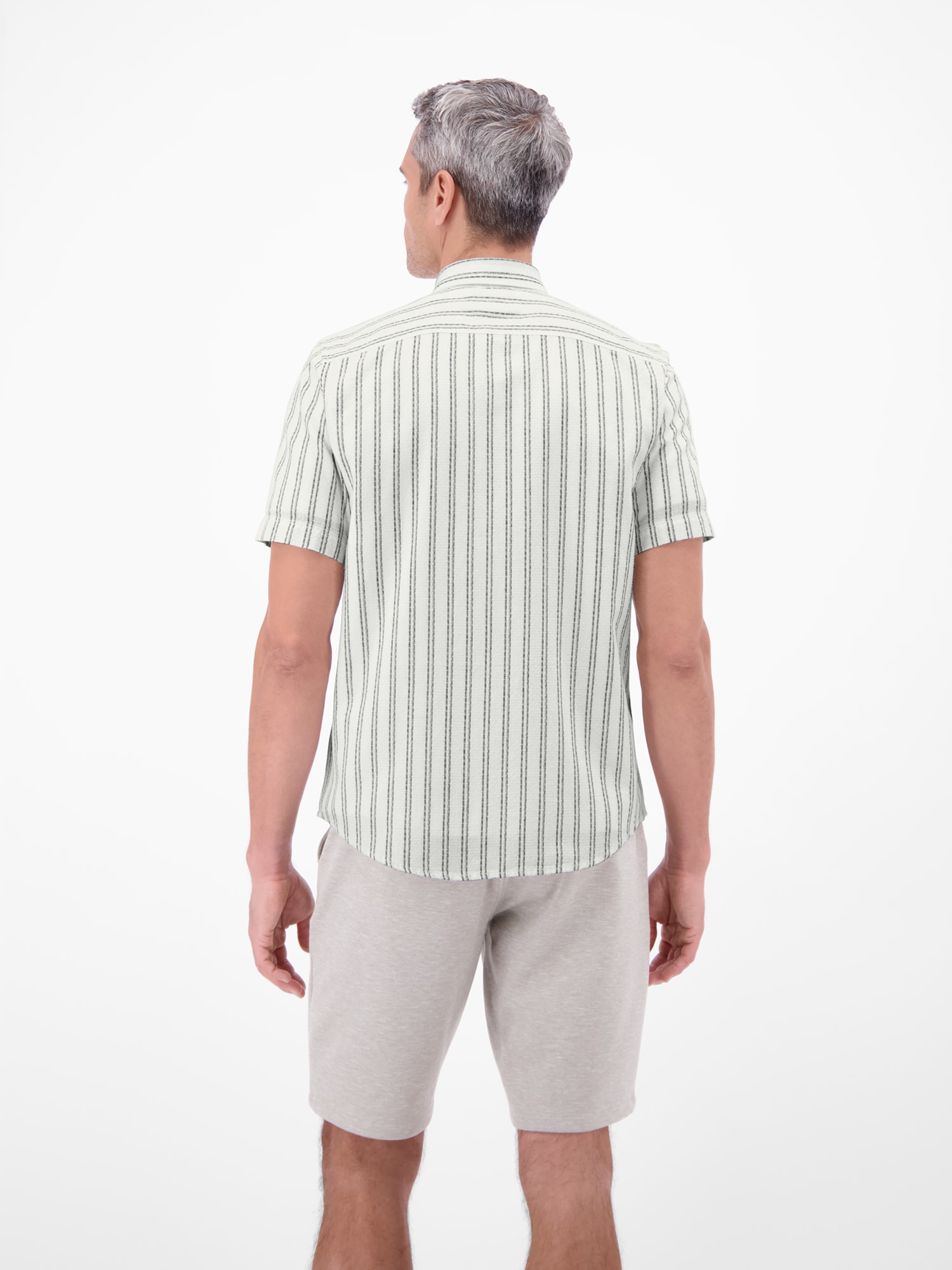 LERROS Kurzarmhemd »Gestreiftes Kurzarmhemd, 100 %Baumwolle«