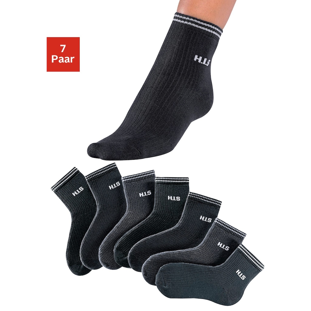 H.I.S Kurzsocken, (Set, 7 Paar)