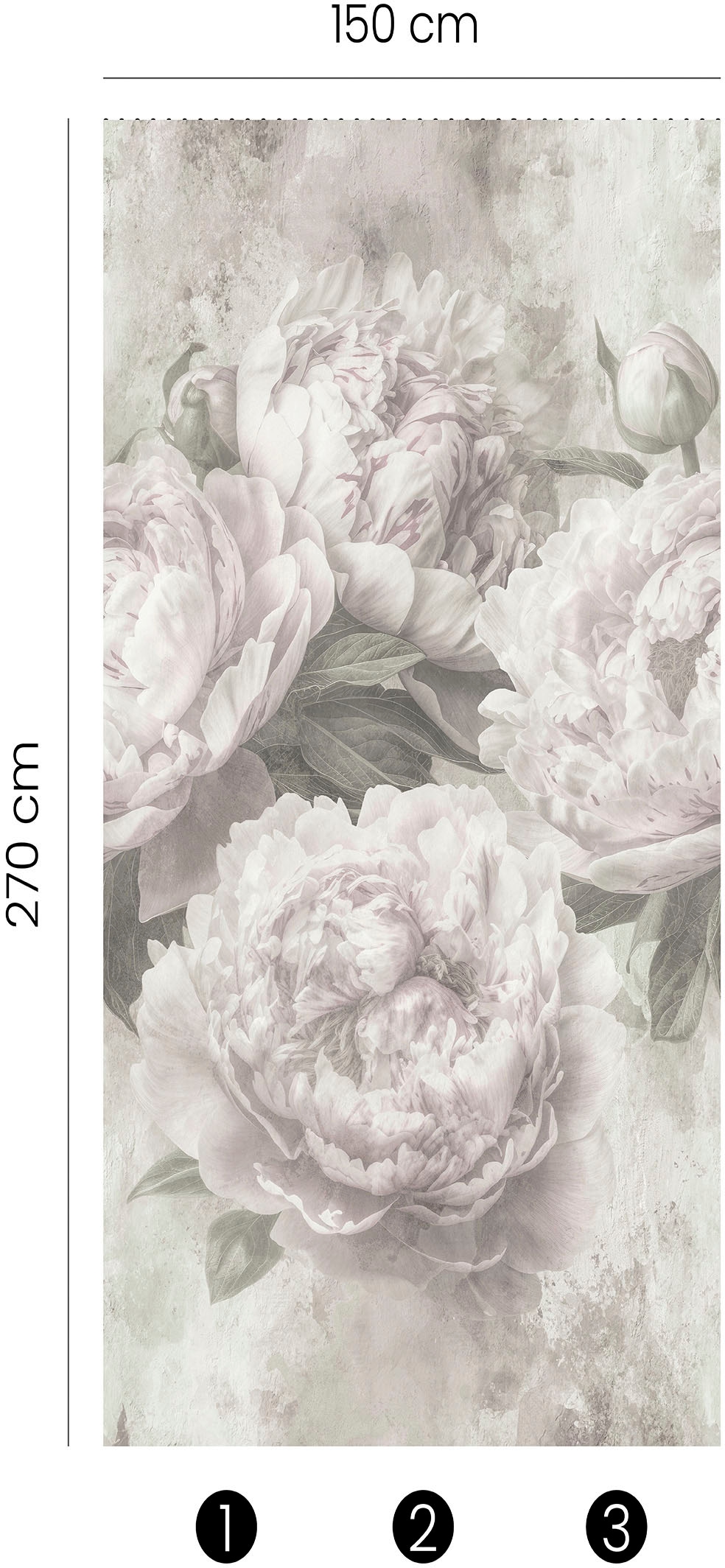Fashion for walls Fototapete »Snow White«, gemustert, Phthalate frei