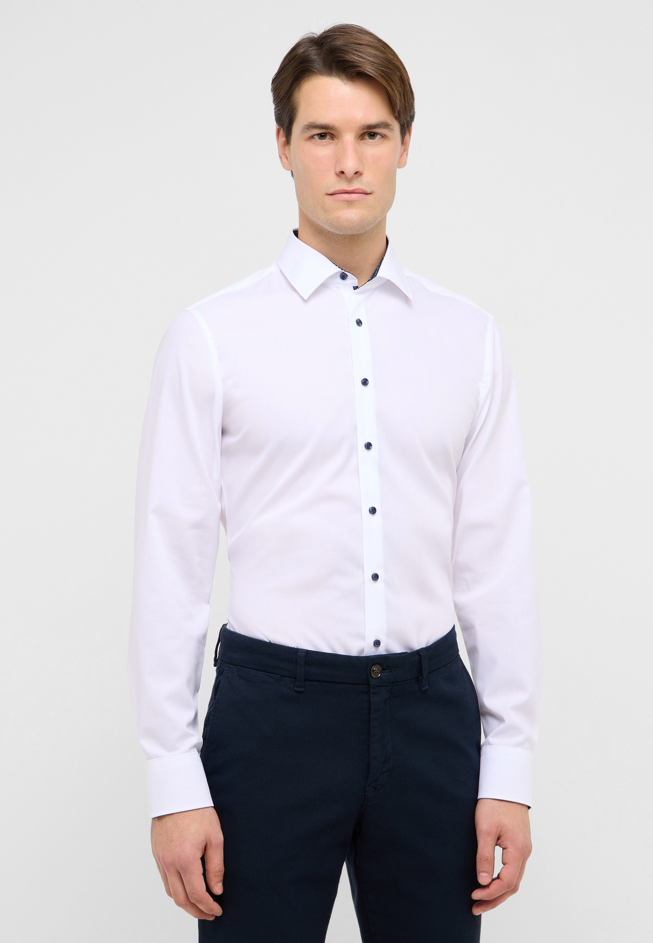 Eterna Langarmhemd "SLIM FIT" NON IRON (bügelfrei) günstig online kaufen