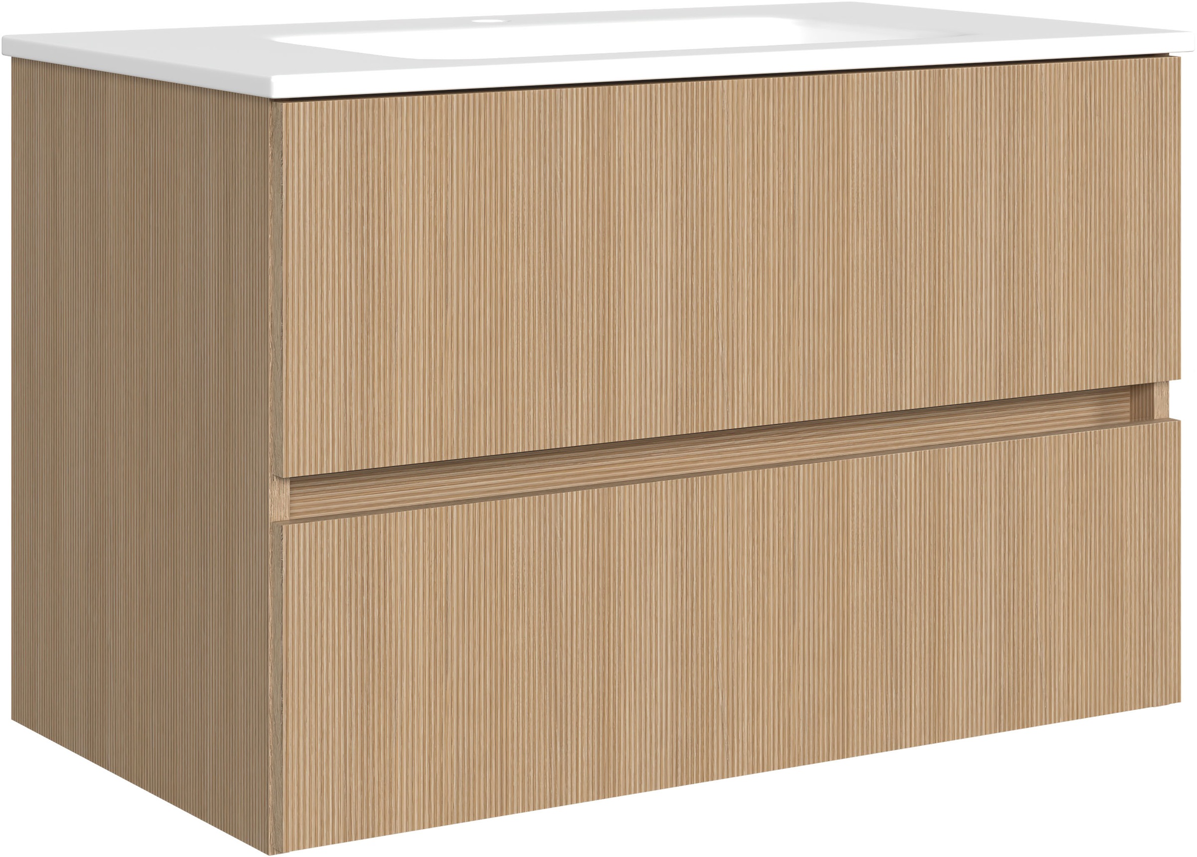 Thumbnail - welltime Badmöbel-Set "EIXO, Set aus Spiegelschrank und Waschtisch inkl. Becken"