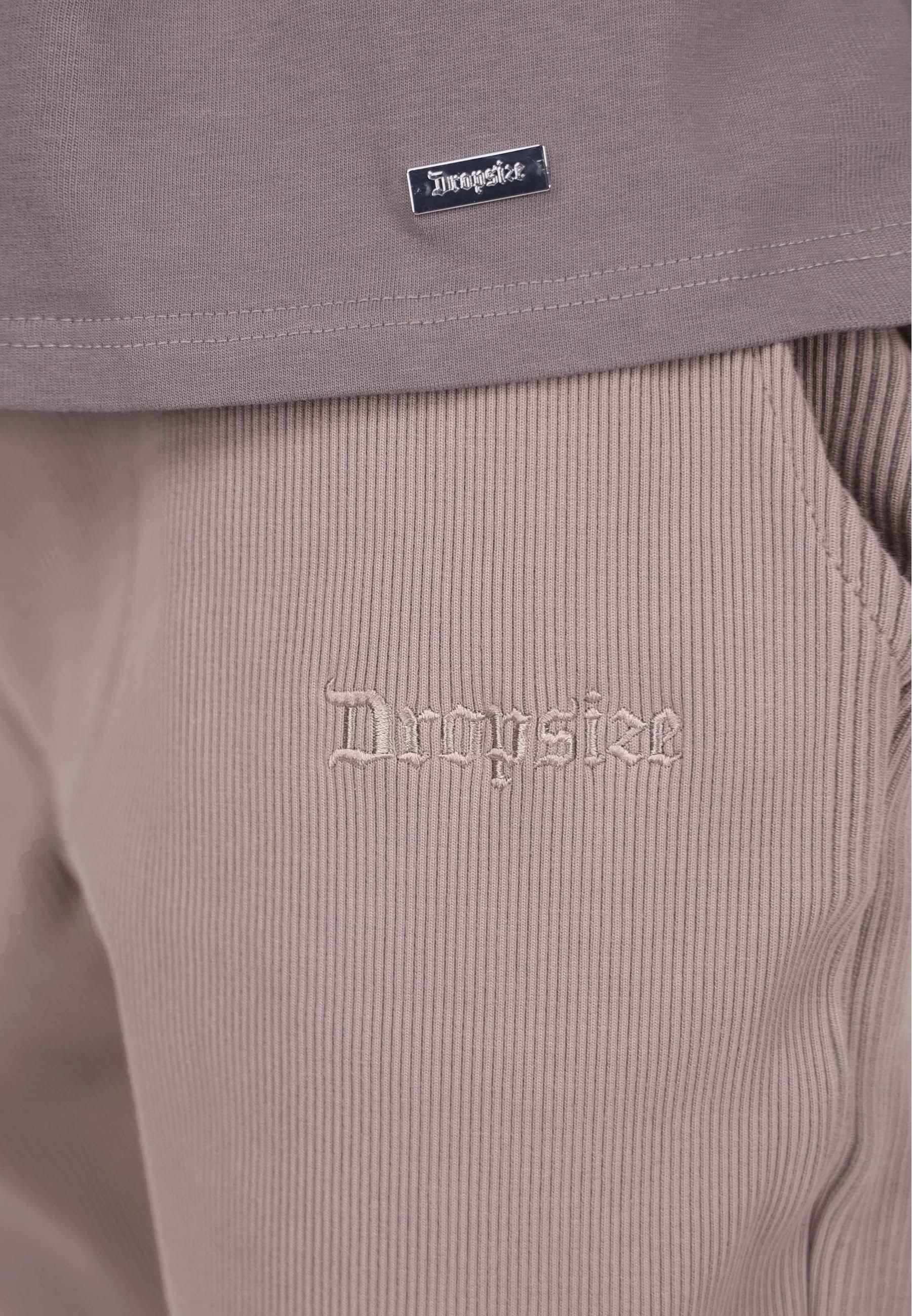 Dropsize Shorts »Dropsize HEAVY EMBO RIB SHORTS«