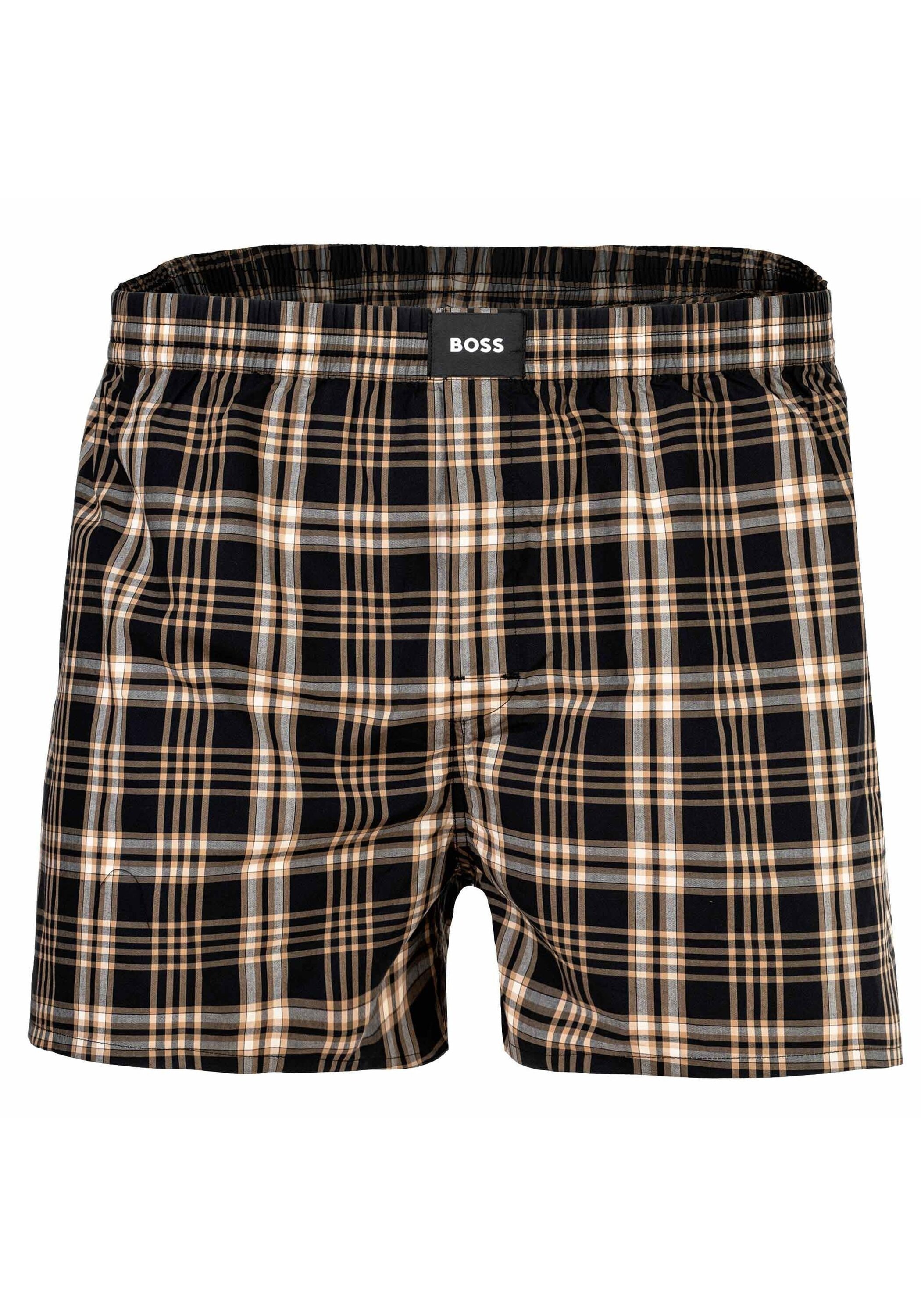BOSS Webboxer »Web-Boxershorts 2P Boxer S. CW Peach 2er Pack«