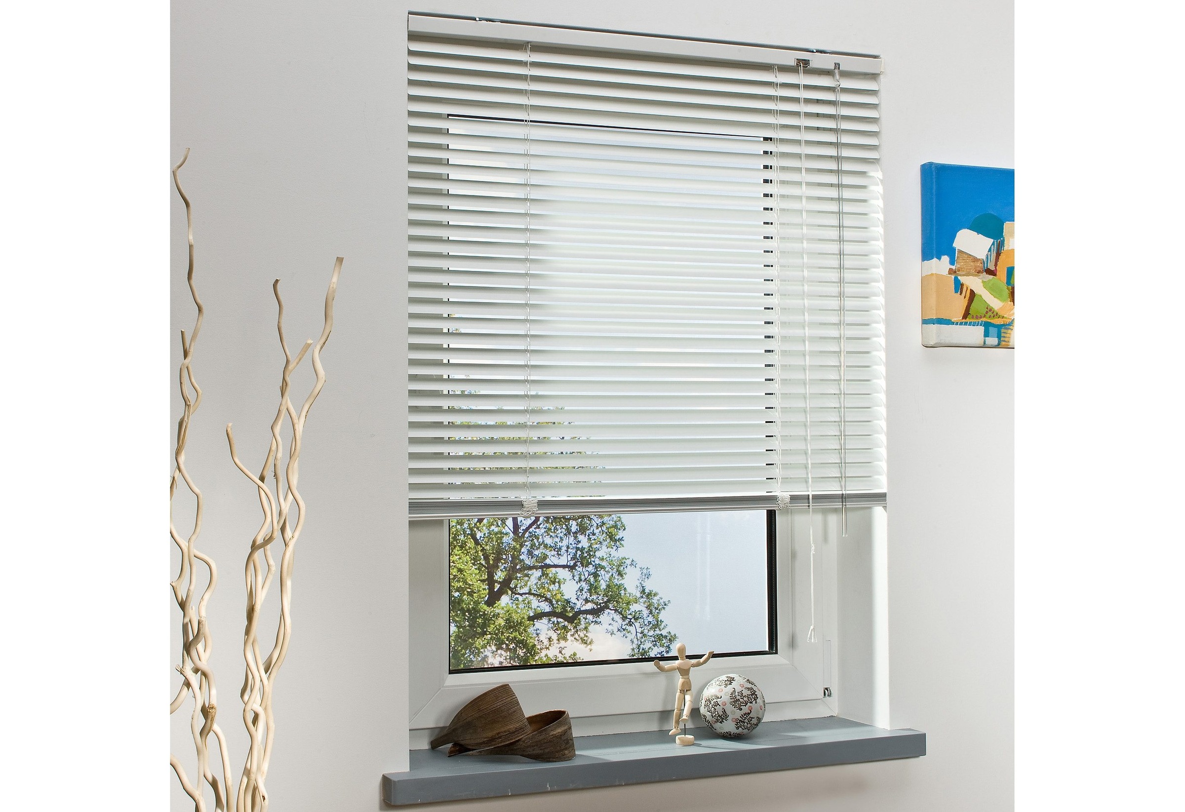 Liedeco Jalousie "Aluminium-Jalousie" mit Bohren freihängend Aluminium günstig online kaufen