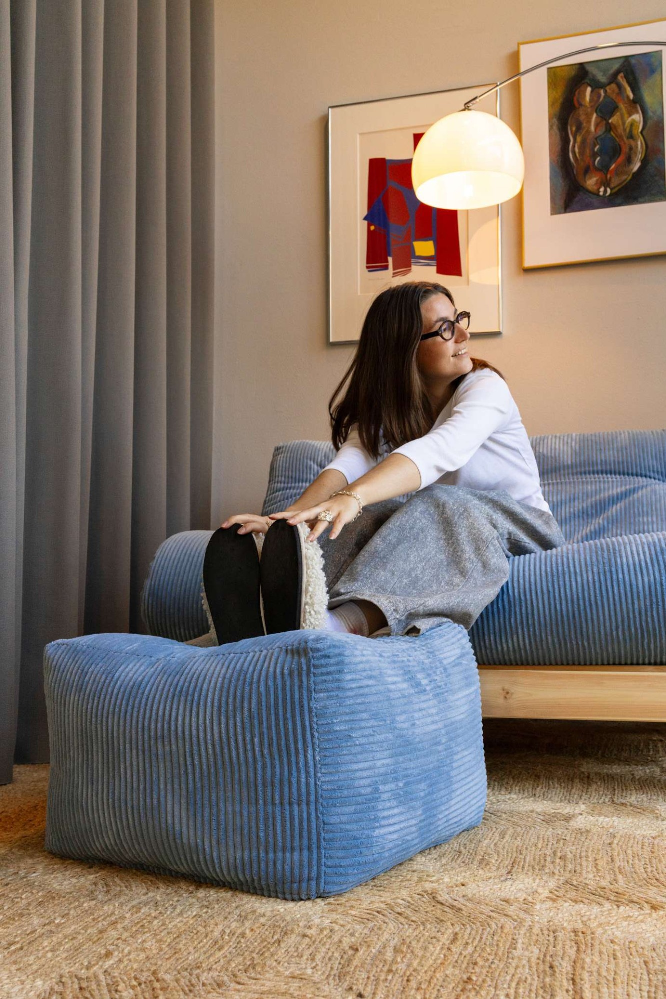 Karup Design Polsterhocker »BUDDY POUF, Sitzhocker, Bodenkissen, Chillkissen, Relaxkissen« platzsparend, handgefertigt, Platz zum Entspannen, Made in Europe