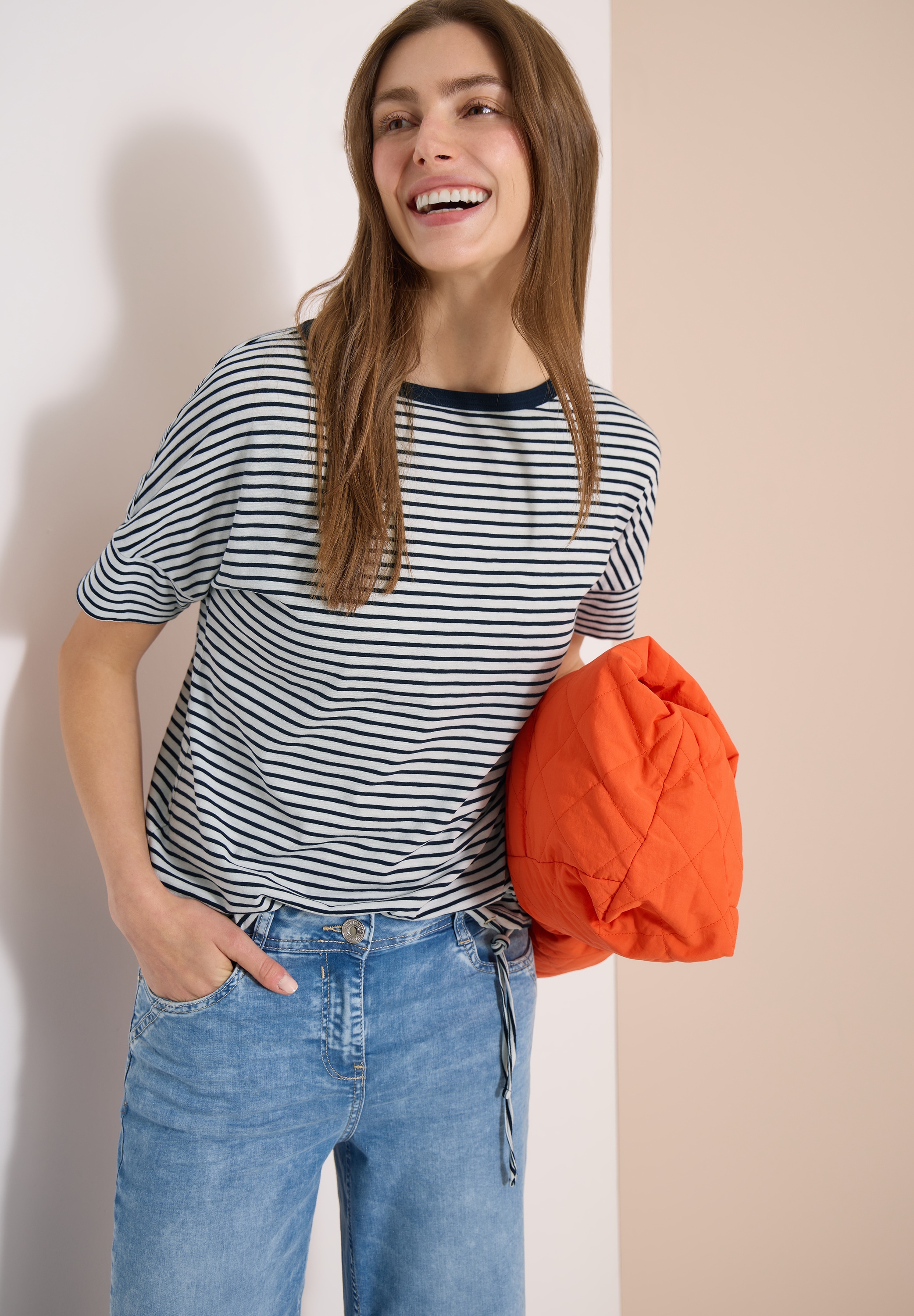 Cecil Print-Shirt mit Rundhalsausschnitt
