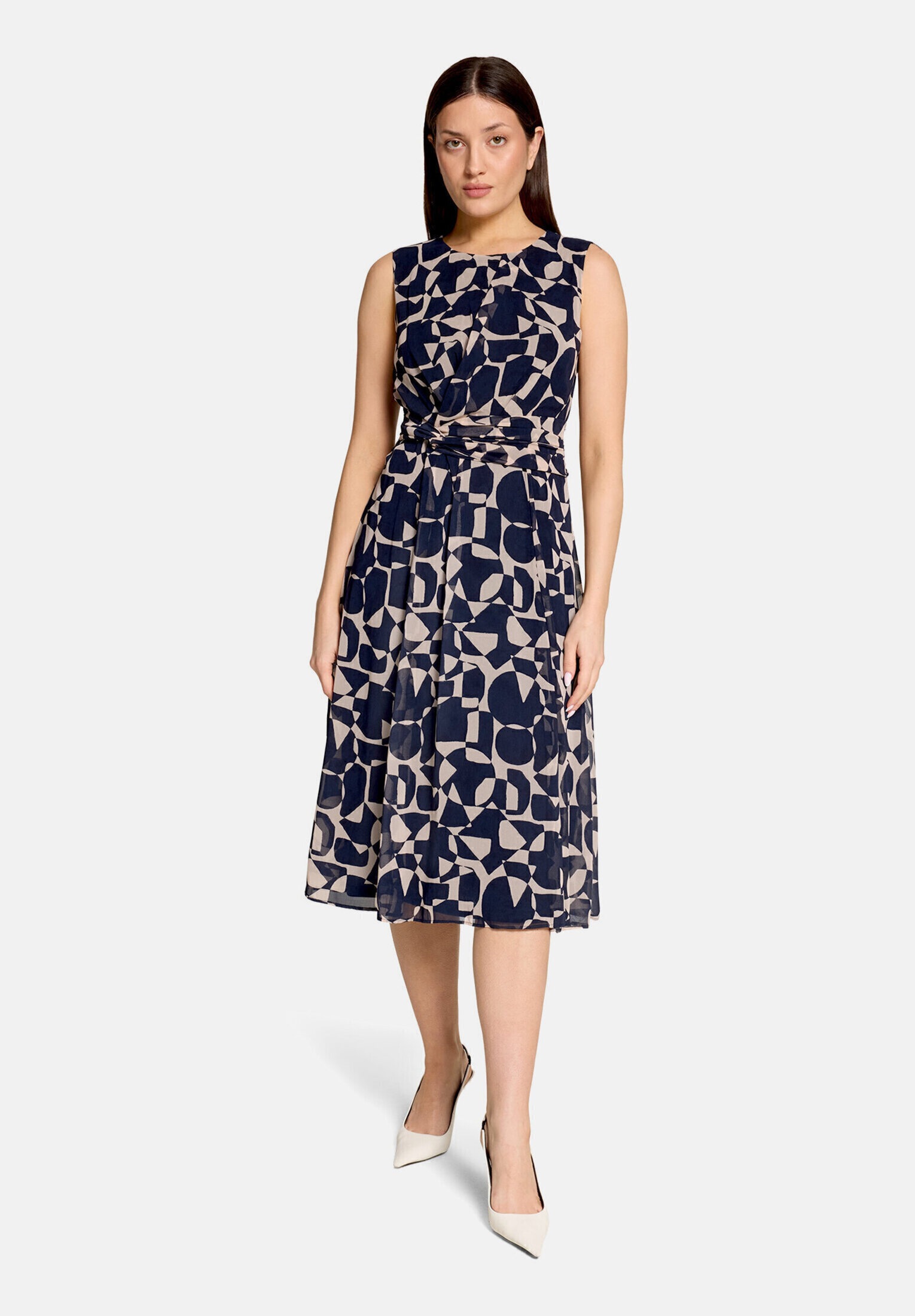 Betty&Co Chiffonkleid »Damen ohne Arm« Ohne Tasche