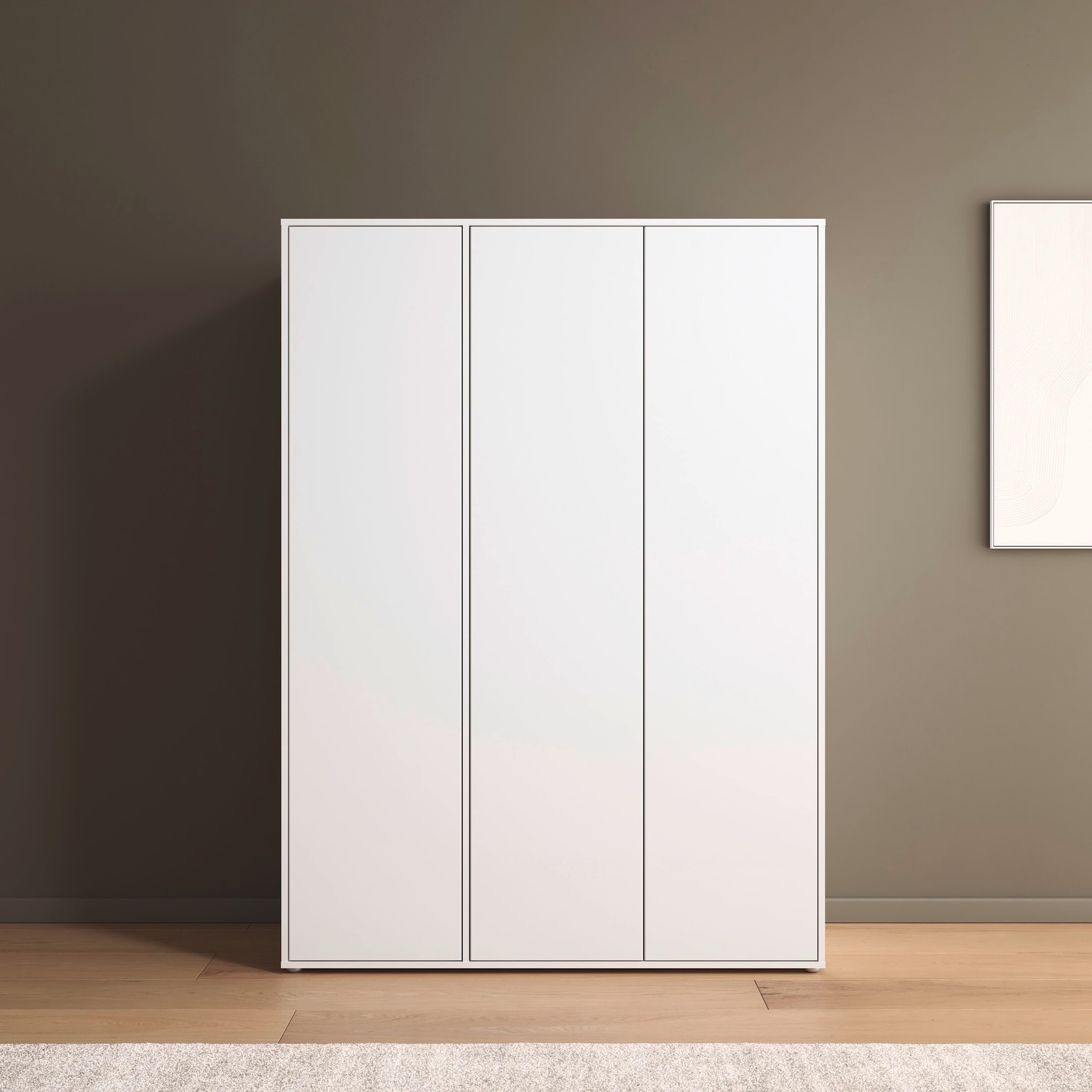 rauch Drehtürenschrank »Kleiderschrank Schrank Garderobe Wäscheschrank NABILA viel Stauraum«, (in 3 verschiedenen Ausstattungen BASIC/CLASSIC/PREMIUM), in 2 Breiten mit Push-to-Open Funktion TOPSELLER MADE IN GERMANY