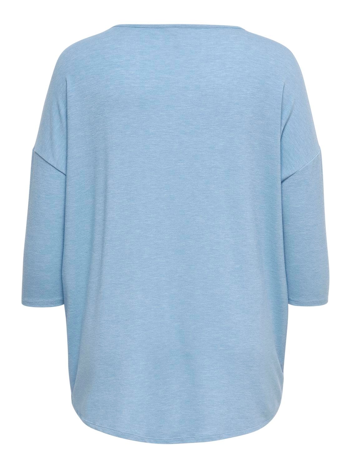ONLY CARMAKOMA 3/4-Arm-Shirt »CARLAMOUR 3/4 TOP JRS NOOS«