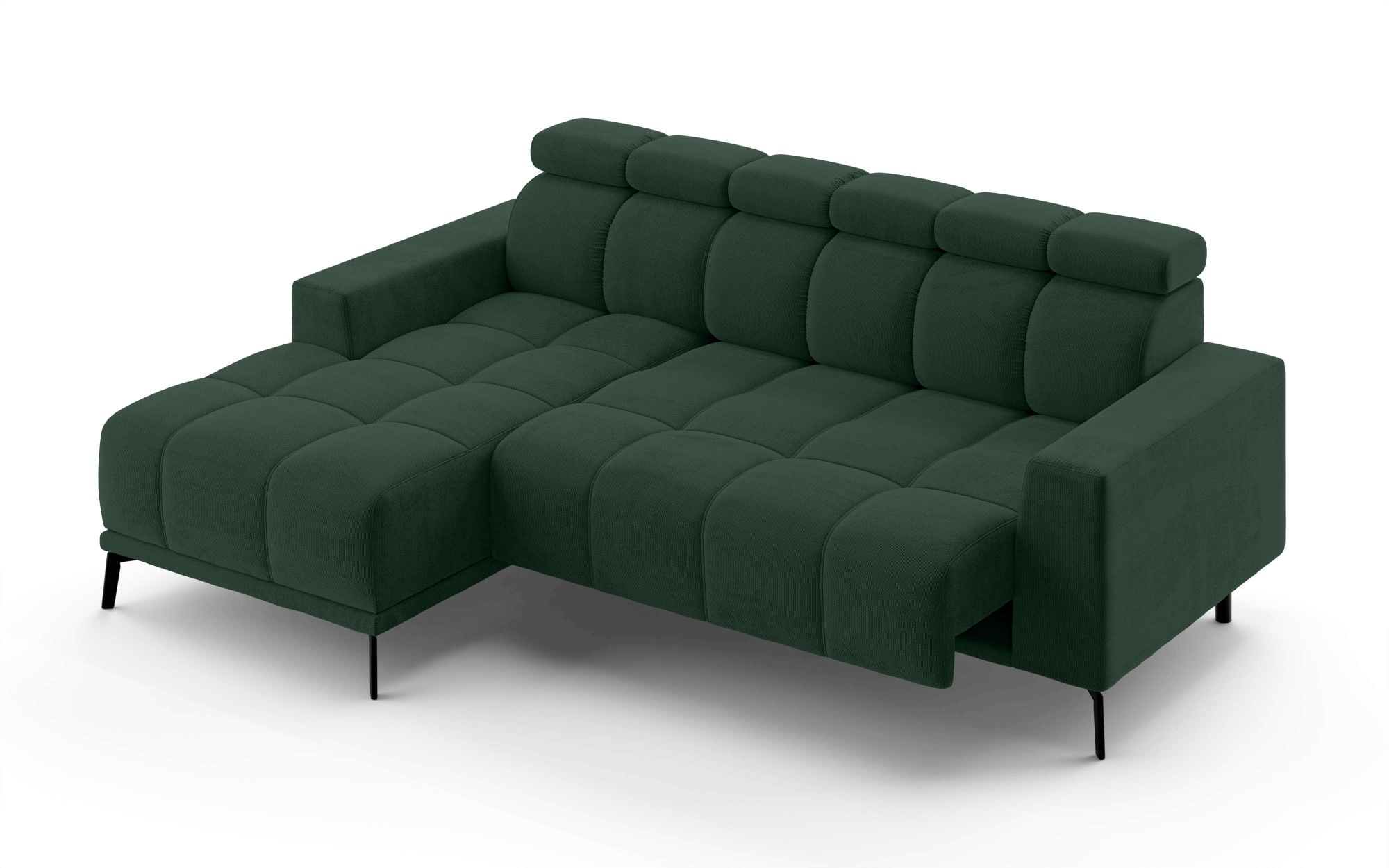 INOSIGN Ecksofa »CAZIE, Designsofa, L-Form, trendige Bubble-Optik,«, L-Form mit Wellenunterfederung, Recamiere rechts/links bestellbar