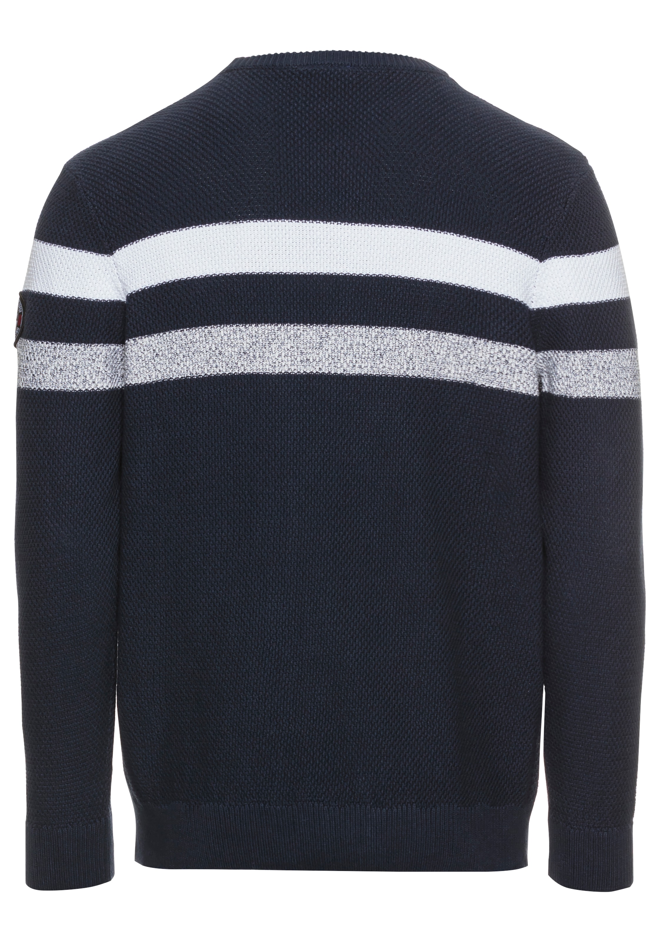 Man's World Strickpullover, in melierte Optik