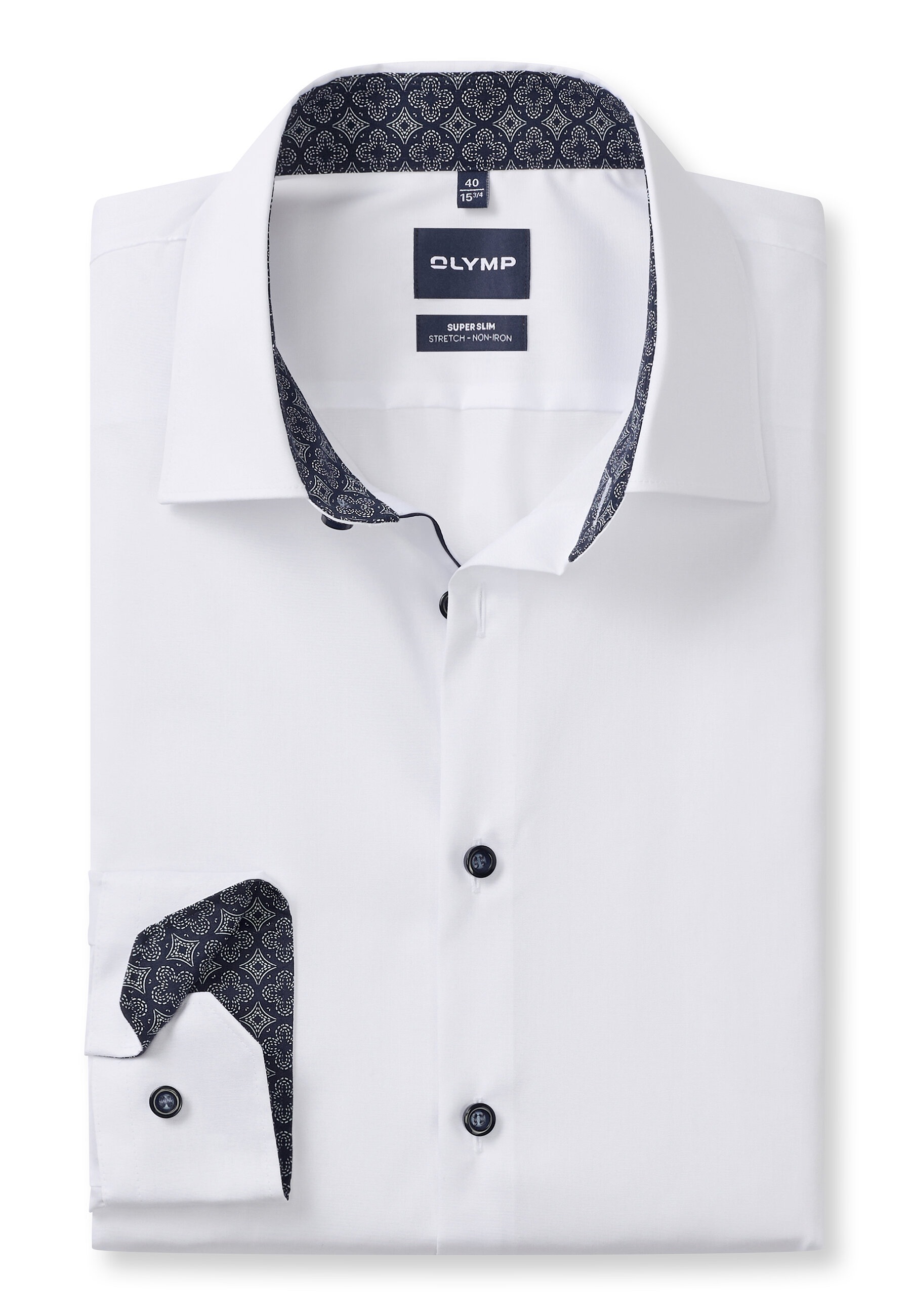 OLYMP Businesshemd »OLYMP No. Six, Super Slim, Kent mit extra langem Arm«