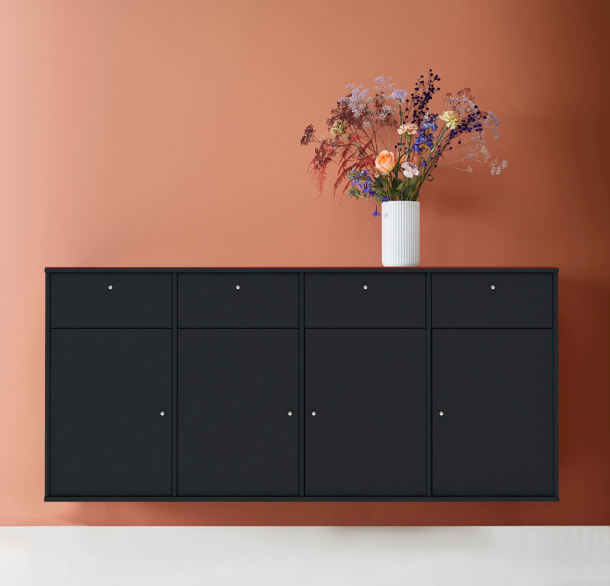 | hängend/stehend Furniture Hochwertig Schrank, B: BAUR Schubladen, cm, und mit Sideboard Türen anpassungsbar montierbar«, Hammel 177 Designmöbel »Mistral,