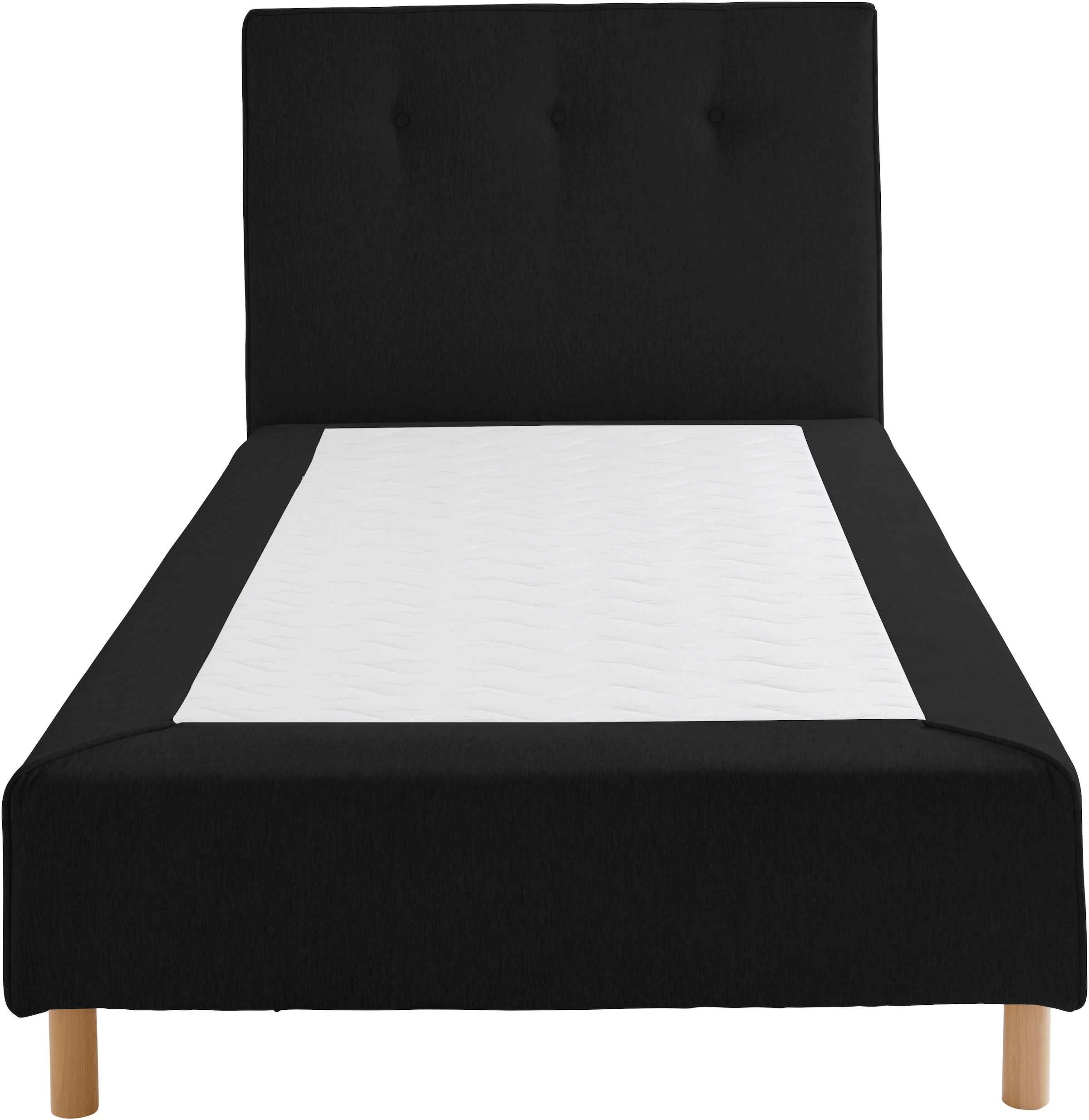 Home affaire Boxspringbett »Heimatblick 100x200cm beliebig erweiterbar zu Doppel- und Familienbett«, Einzelbett, Hotelbett erhältlich in H2,H3 & H4