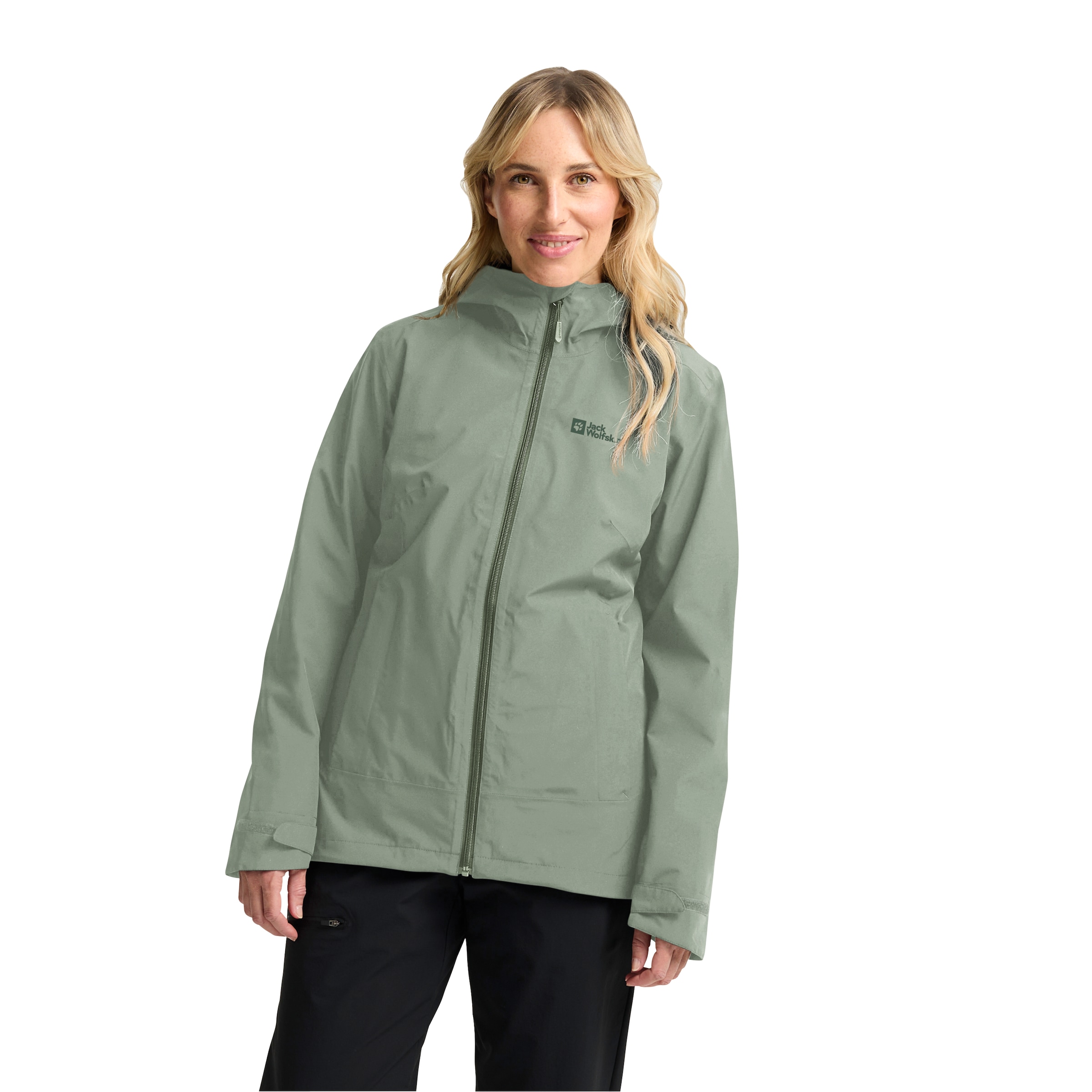 Jack Wolfskin 3-in-1-Funktionsjacke »MOONRISE 3IN1 JKT W«, mit Kapuze, 3in1, atmungsaktiv, Übergangsjacke