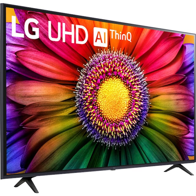 LG LED-Fernseher »65UR80006LJ«, 164 cm/65 Zoll, 4K Ultra HD, Smart-TV, UHD,α5  Gen6 4K AI-Prozessor,HDR10,AI Sound Pro,Filmmaker Mode | BAUR